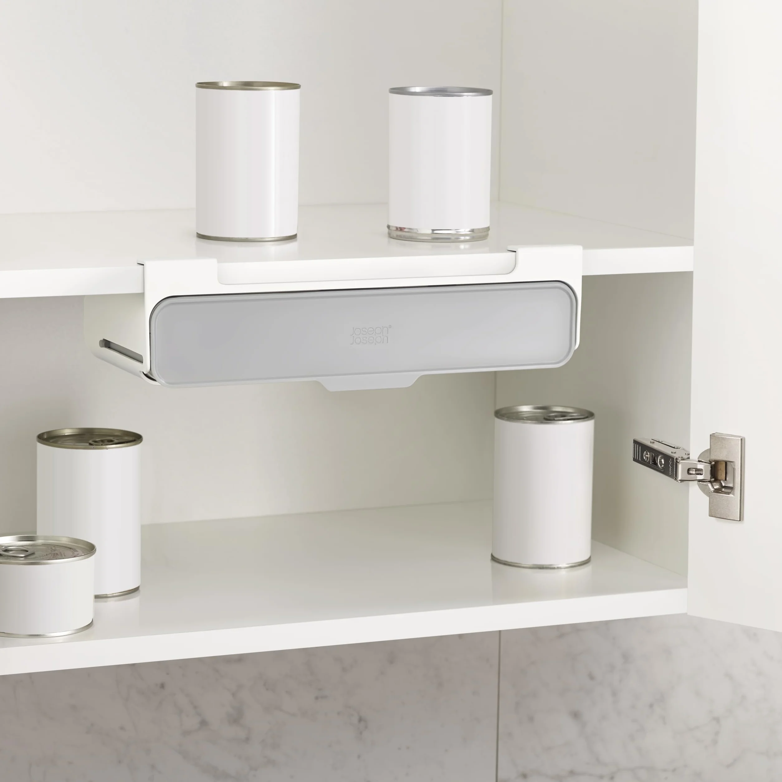 Joseph Joseph CupboardStore in cupboard, kuchenny stojak na przyprawy pod półką, organizer Grey