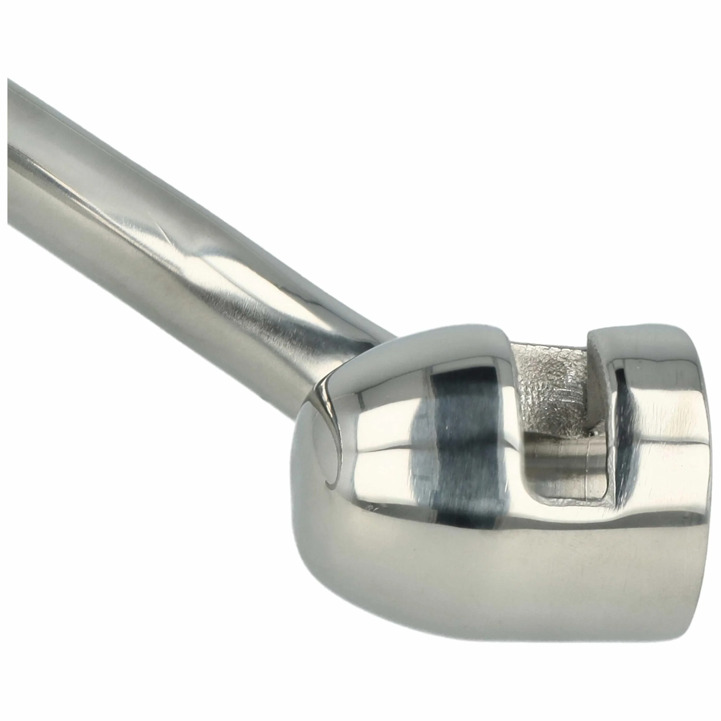 vhbw Zamienny hak do ugniatania do KitchenAid 5K7SDH do robota kuchennego, łopata, 18 x 6 cm, stal nierdzewna, srebrny