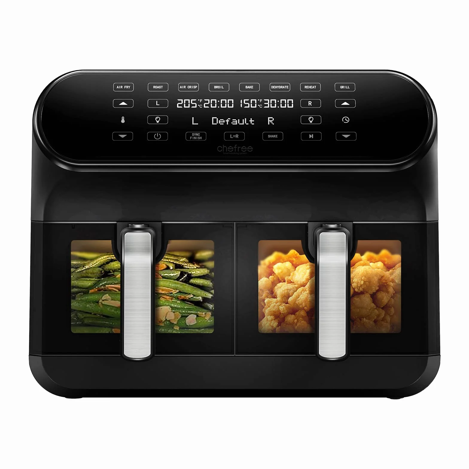 Chefree Air Fryer Frytkownica, Czarny, 8L