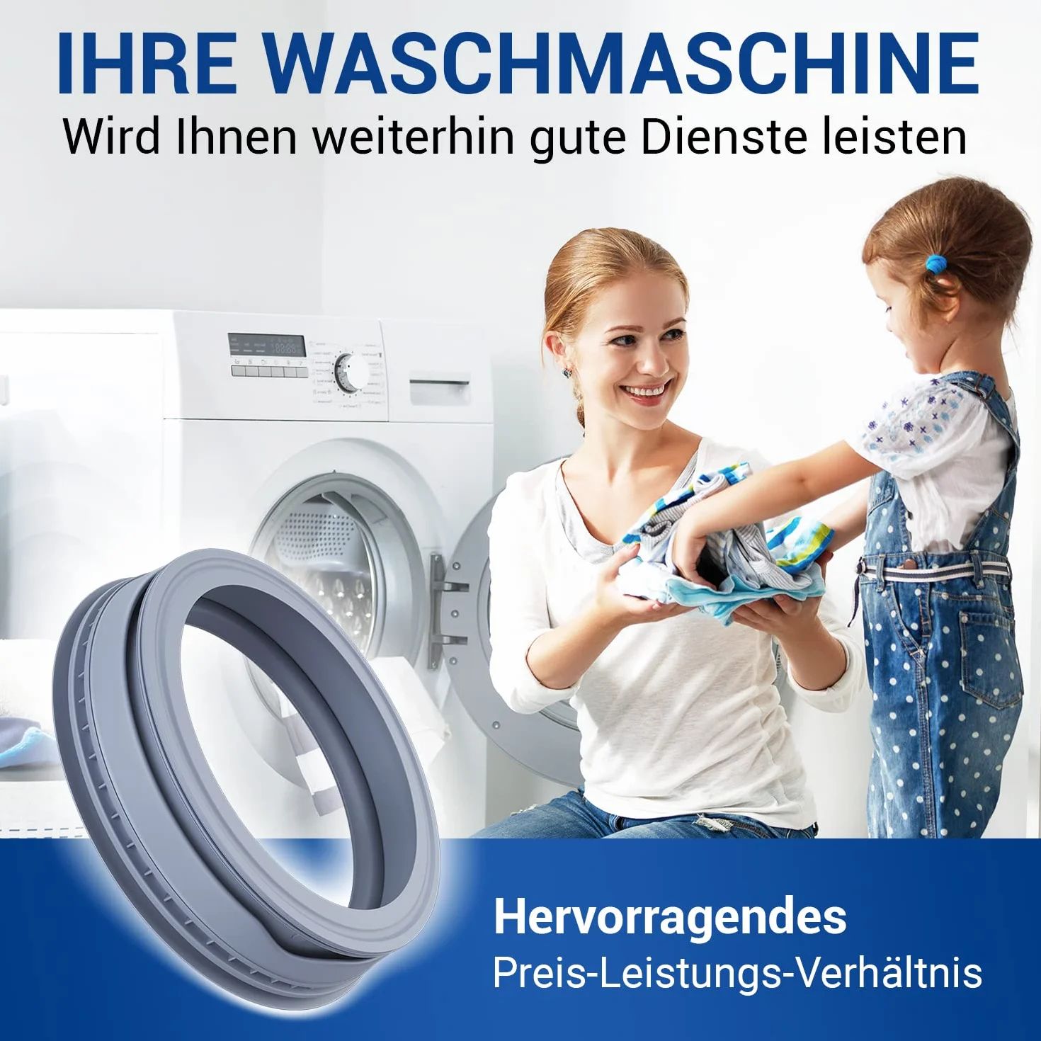 VIOKS Uszczelka do pralek zamiennych do Bosch Siеmens 00354135 00362254 00706276 gumowa uszczelka okrągła 75 mm pierścienie uszczelniające guma - osłona drzwi do pralki ładowanej od przodu 3TS861A