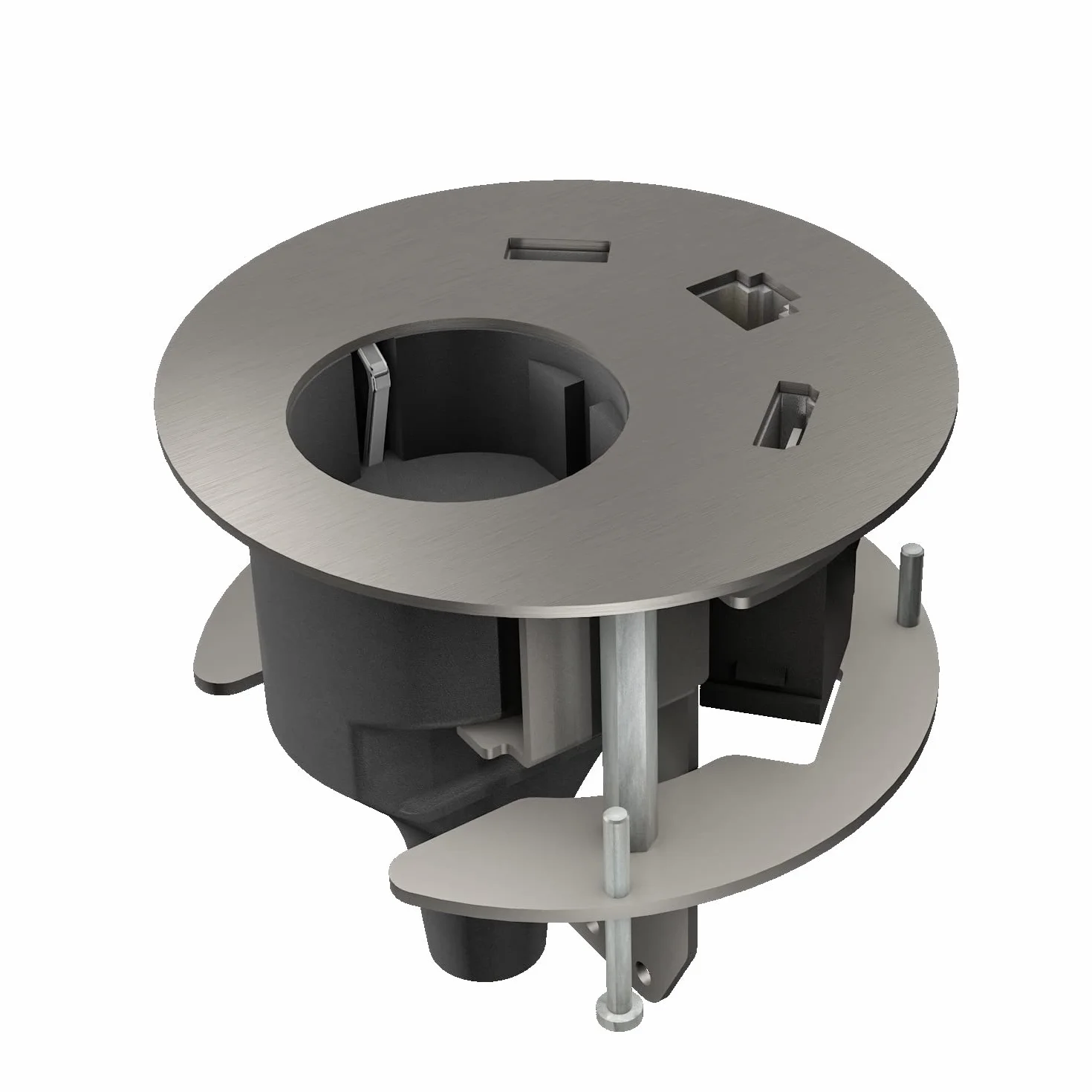 KINDERMANN CablePort table2 - stal nierdzewna