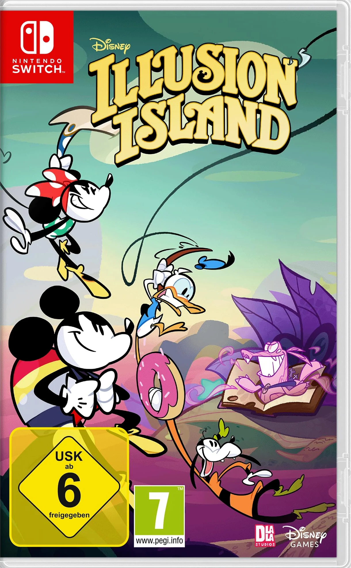Nintendo Disney Illusion Island Standard Chinois simplifié, Chinois traditionnel, Allemand, Anglais, Espagnol, Françai