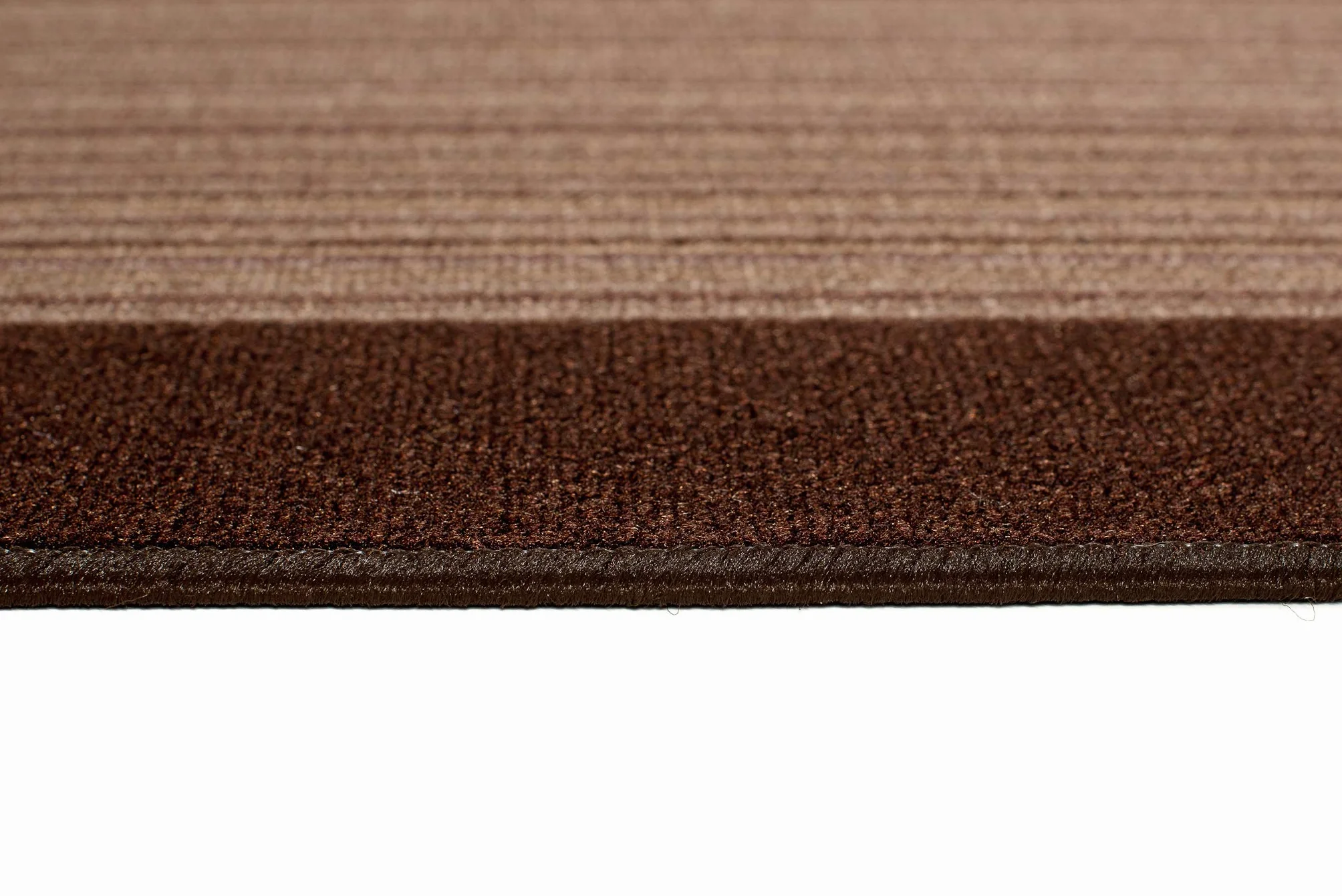 Tapiso Antypoślizgowy dywan, bieżnik na metry, nowoczesny, w paski, brązowy, melanż, do korytarza, salonu, 80 x 1000 cm