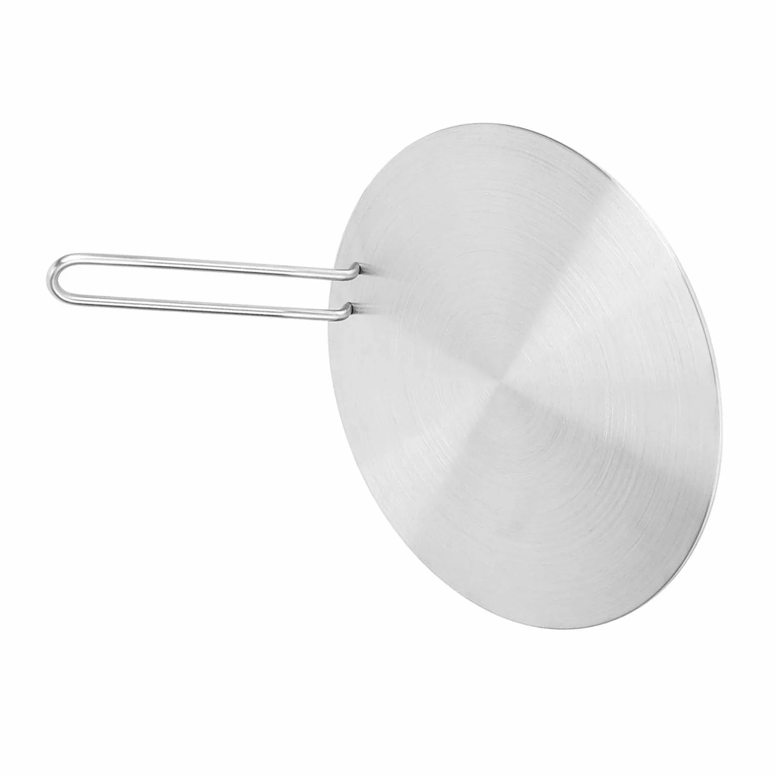 Simmer Ring Płyta Dyfuzyjna ze Stali Nierdzewnej, 24cm, z Uchwytem, Adapter do Kuchenki Indukcyjnej, Gazowej i Elektrycznej
