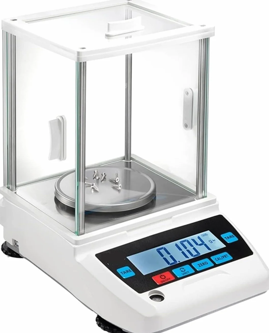 Cyfrowa Waga Analityczna Laboratoryjna O Wysokiej Precyzji, Dokładność 1 Mg, Cyfrowa Waga Z Okrągłą Tacą, Kalibracja, Waga Elektroniczna Z Kalibracją, Waga Kuchenna 500 G