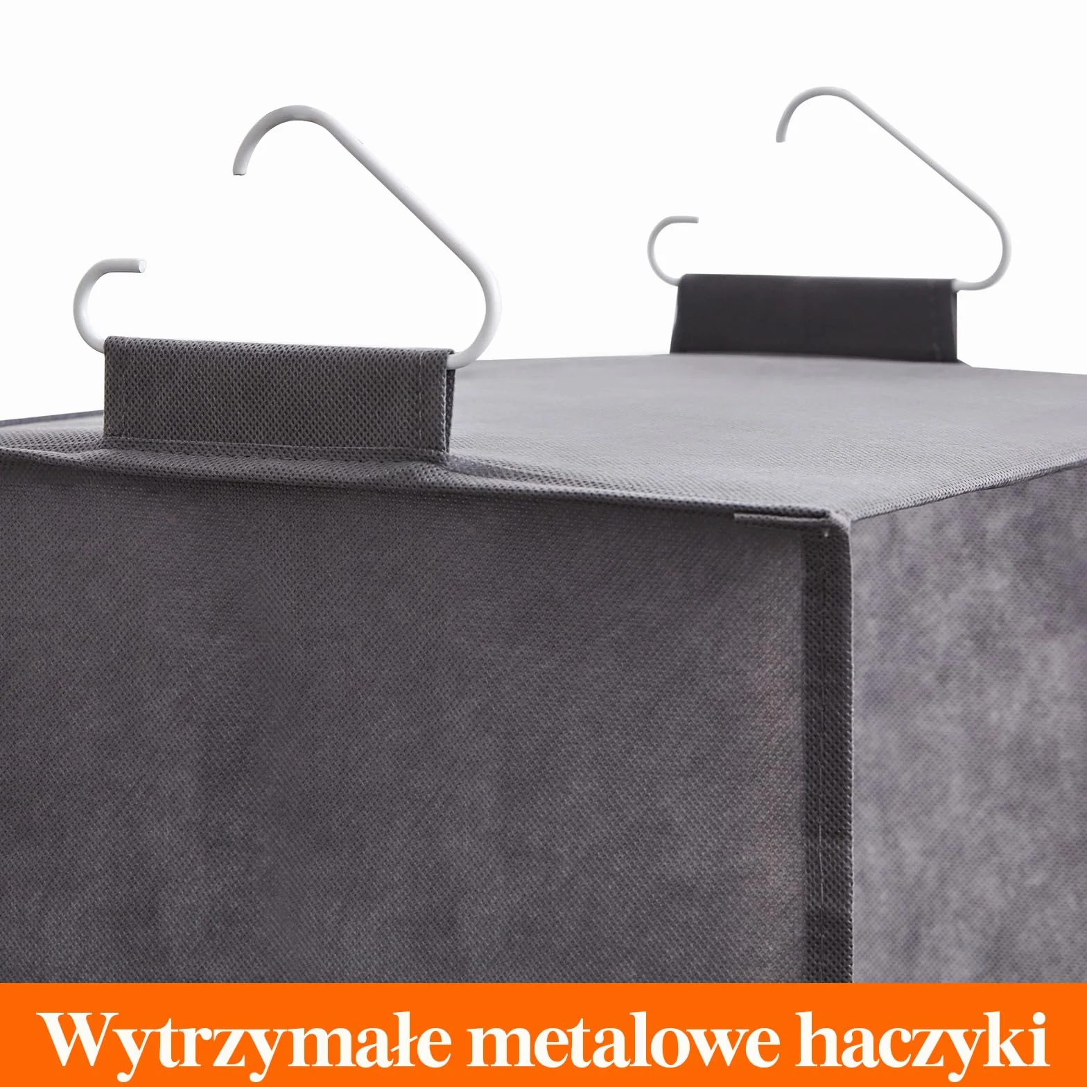 Lifewit 2-pak 5-półkowy wiszący organizer do szafy z 2 wytrzymałymi haczykami