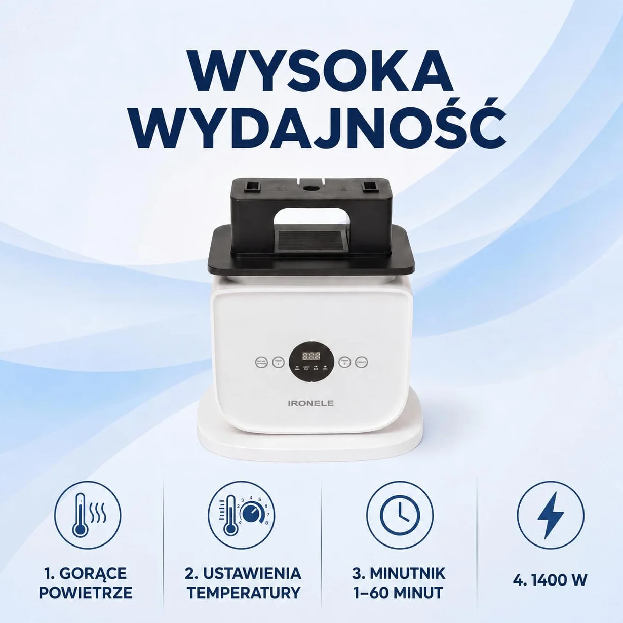Automatyczny system do prasowania z manekinem do koszul i spodni – inteligentny system prasowania odzieży | Zastępuje żelazko i parownicę | Inteligentne urządzenie do wygładzania ubrań