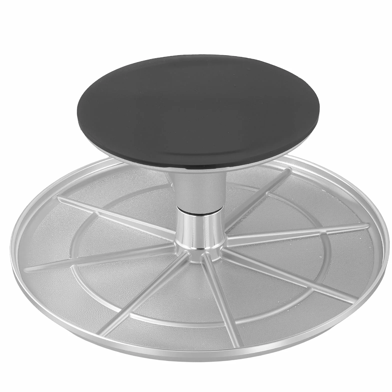 Obrotowa patera na tort ze stopu aluminium, 30,7 cm, z 3 łopatkami do ciasta i 2 nożami do tortów, obrotowa patera na tort, do dekoracji tortów, pieczenia