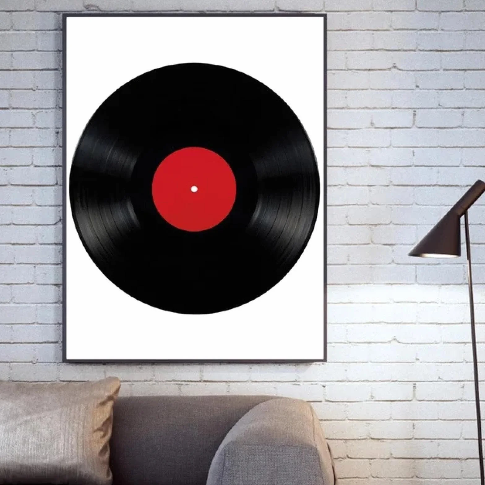ZHAOLIN Nordyckie klasyczne płyty winylowe CD sztuka ścienna muzyka plakat obraz na płótnie druk nowoczesny minimalistyczny salon wystrój domu 60 x 90 cm (24 x 35 cali) x 3 bez ramy
