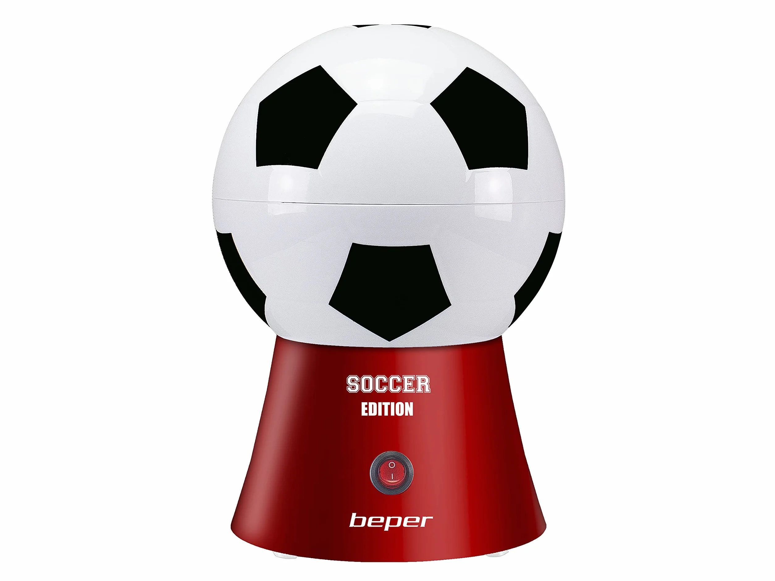 BEPER P101CUD051 Maszyna do popcornu Football Edition beztłuszczowa 3 minuty