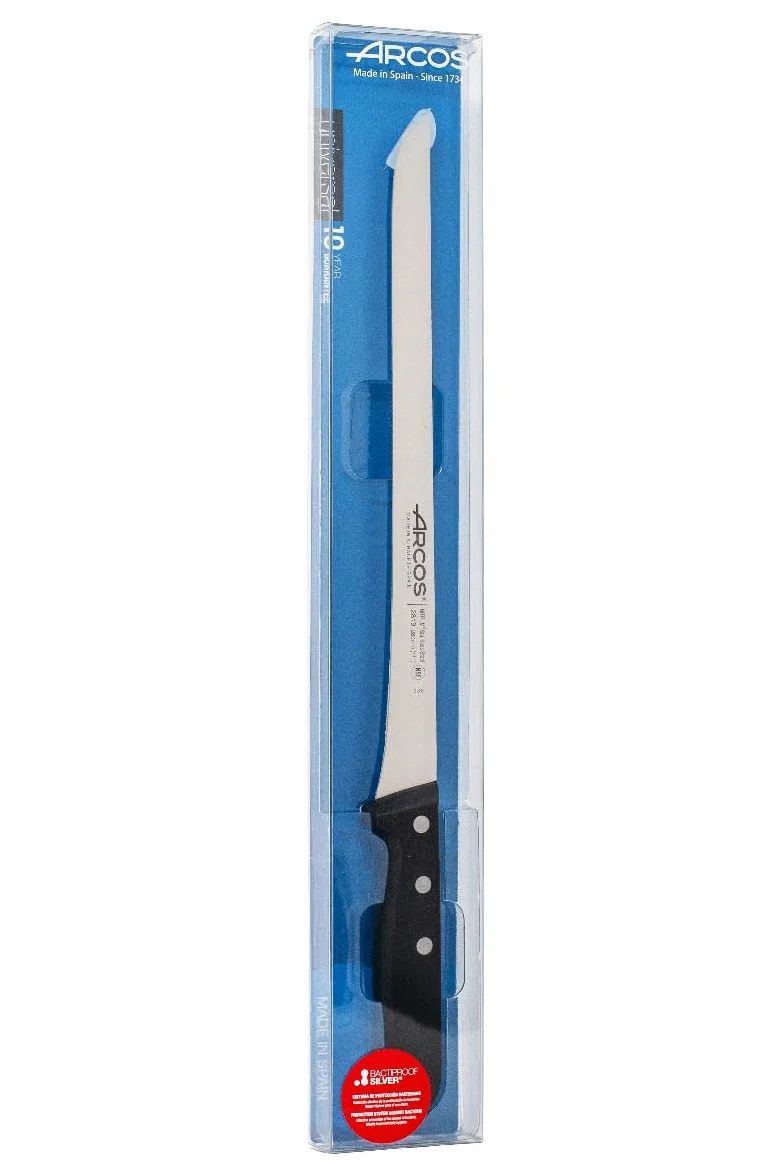 Arcos Seria Universal nóż do krojenia szynki stal szlachetna nitrowa 280 mm uchwyt POM czarny