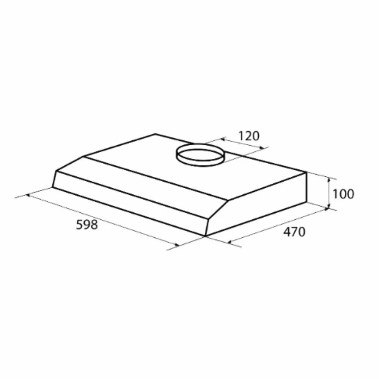 Exquisit® Okap kuchenny 60 cm, maks. moc ekstrakcji 136 [M³/h], materiał ze stali nierdzewnej, zużycie 45 kWh/rok, 4 klawisze funkcyjne, 3 poziomy mocy, chropowatość 55 dB(A).