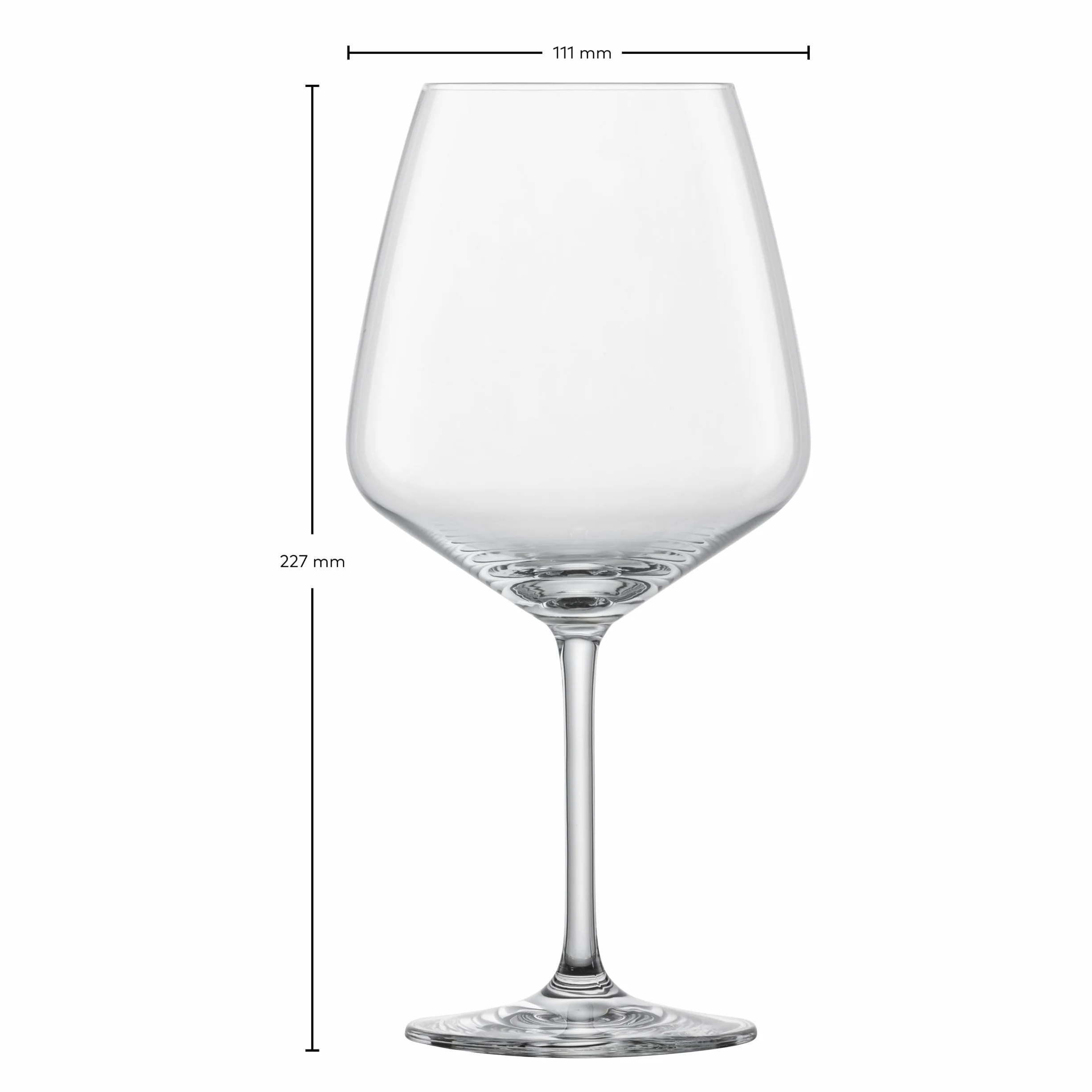 Schott Zwiesel Bordeaux Kieliszki do czerwonego wina Tulip (zestaw 4 szt.), ponadczasowe kieliszki do czerwonego wina, nadają się do mycia w zmywarce, Made in Germany (nr art. 123608)