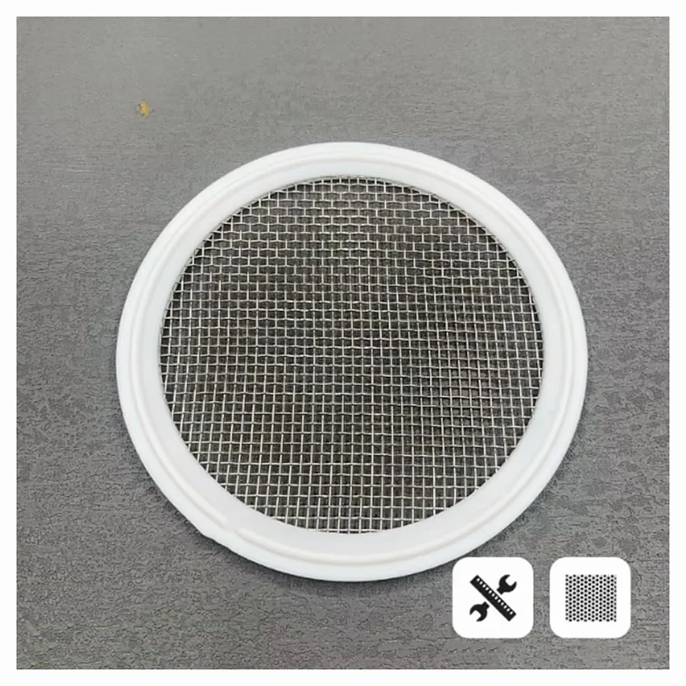 Filtr siatkowy Tri-Clamp z siatką ze stali nierdzewnej 10-500 oczek do domowego warzenia piwa - uszczelka sanitarna 38-102 mm(300Mesh 64mmod-2Inch Tc)