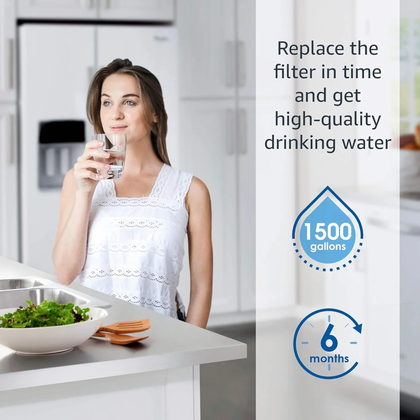 Waterdrop Zamiennik Filtra Wody Kompatybilny z Samsung® DA29-10105J HAFEX/EXP, DA2010CB, DA99 02131B, LG® Inline Water Filter (4)