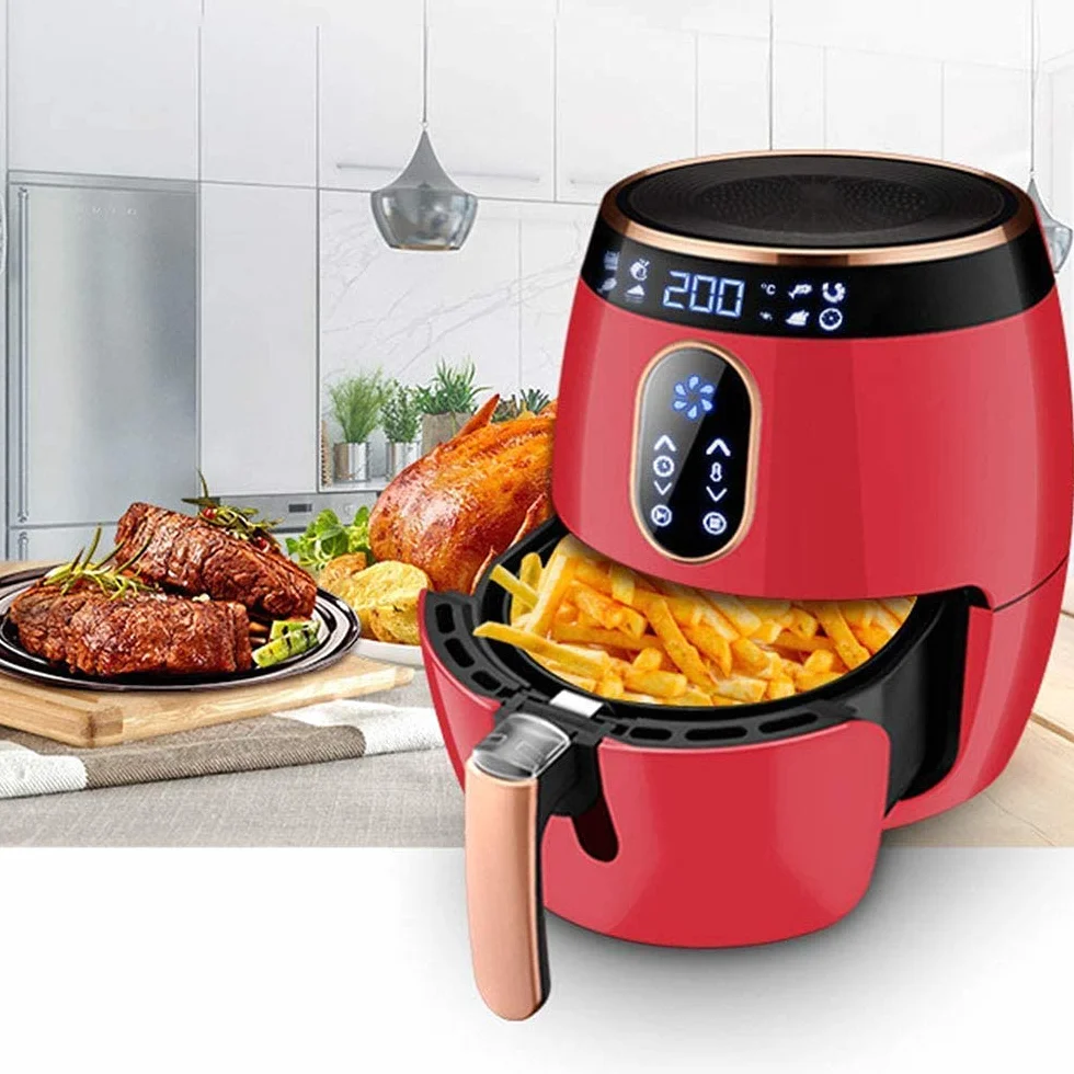 Zdrowa, beztłuszczowa frytkownica powietrzna, automatyczna frytkownica grzewcza, wielofunkcyjna, 360°, szybka frytkownica powietrzna, cykl termiczny, wymagana 320 * 320 * 360 cm Safehappy