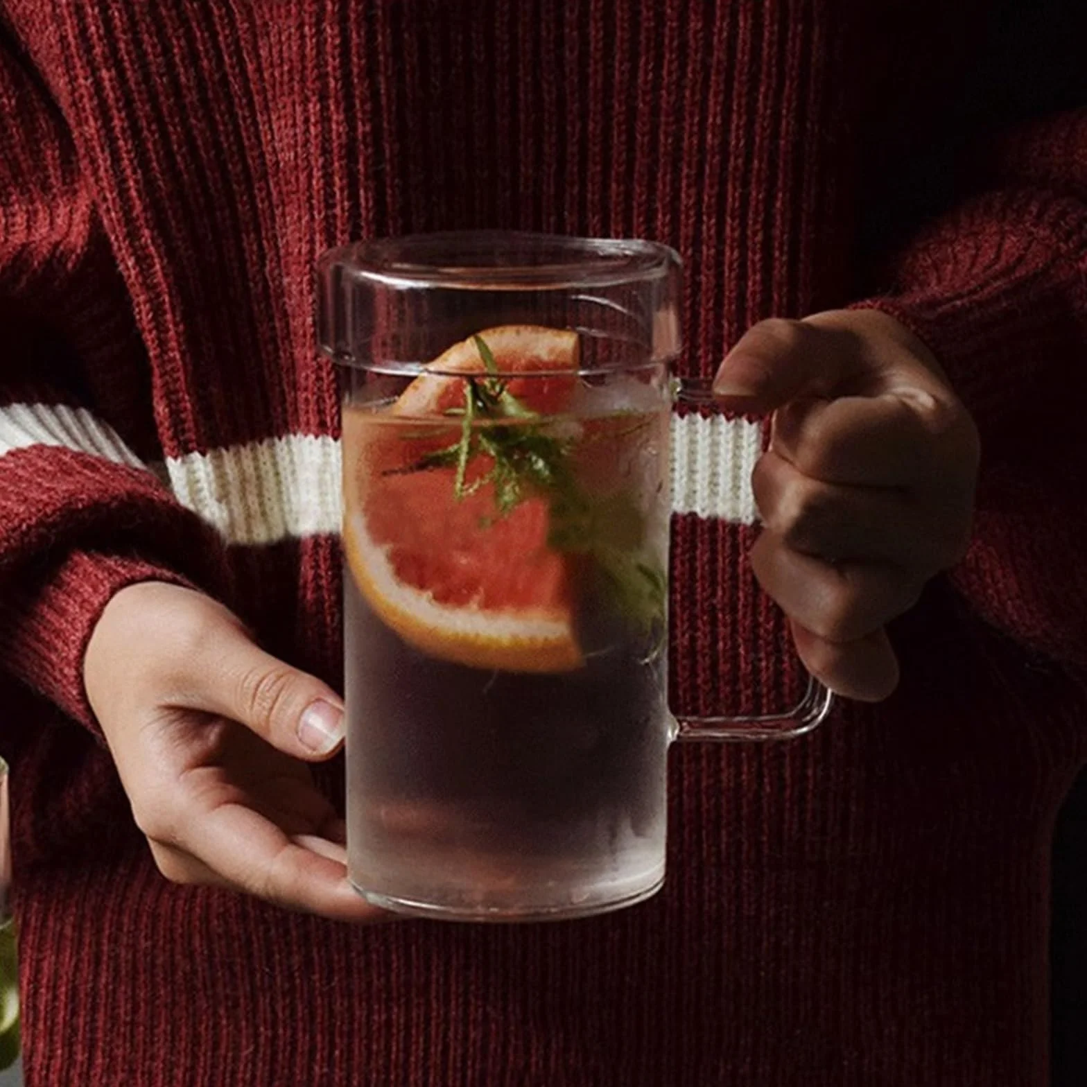 Szklane kubki do kawy Ręcznie robione, odporne na ciepło, przezroczyste szklane kubki do kawy 700 ml, kubek do soku, kubek do wody i piwa, biurowe szklanki do kawy,B