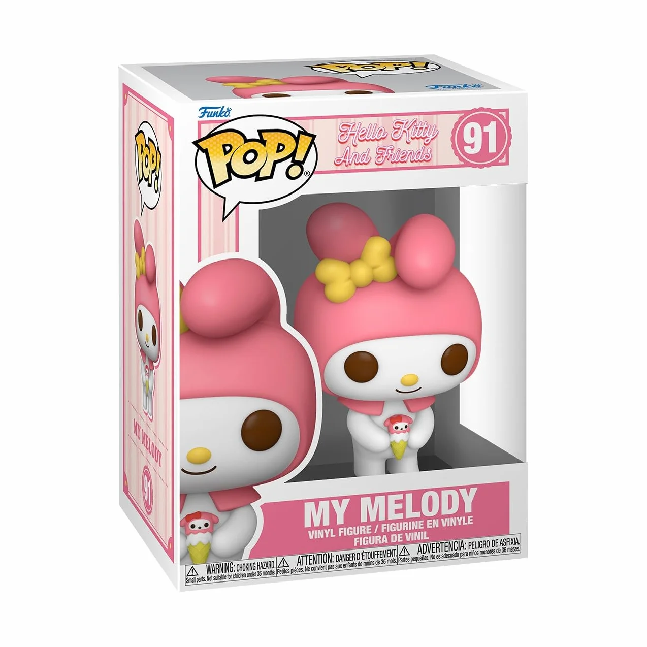 Funko POP! Sanrio: HK - My Melody - Hello Kitty - Kolekcjonerska figurka winylowa - Pomysł na prezent - Oficjalny towar - Zabawki dla dzieci i dorosłych - Fani kreskówek