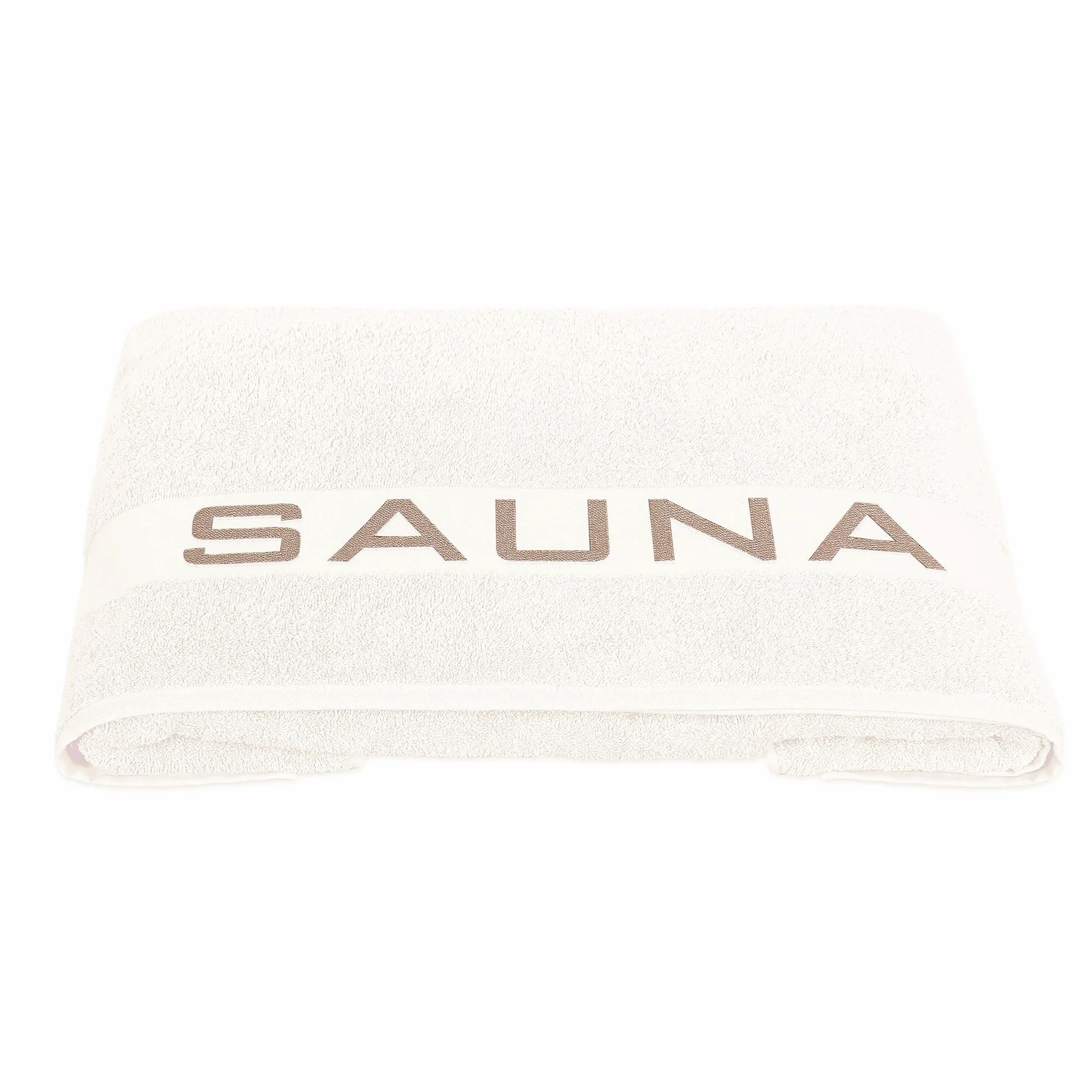 Delindo Lifestyle ręcznik do sauny Colares, XXL ręcznik frottee do sauny dla kobiet i mężczyzn, bawełna, naturalny kolor biały, duży 80 x 200 cm