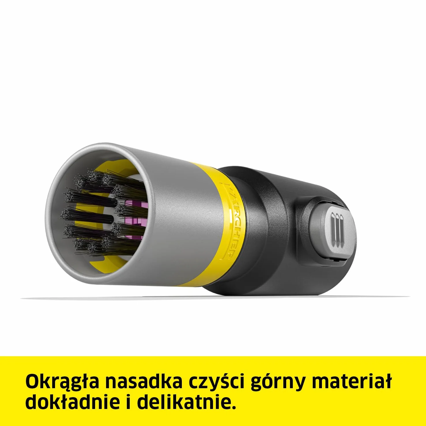 Kärcher Shoe Cleaner SE 3 Compact oryginalne akcesorium do odkurzaczy piorących, czyszczenie obuwia, miękkie włosie, funkcja płukania