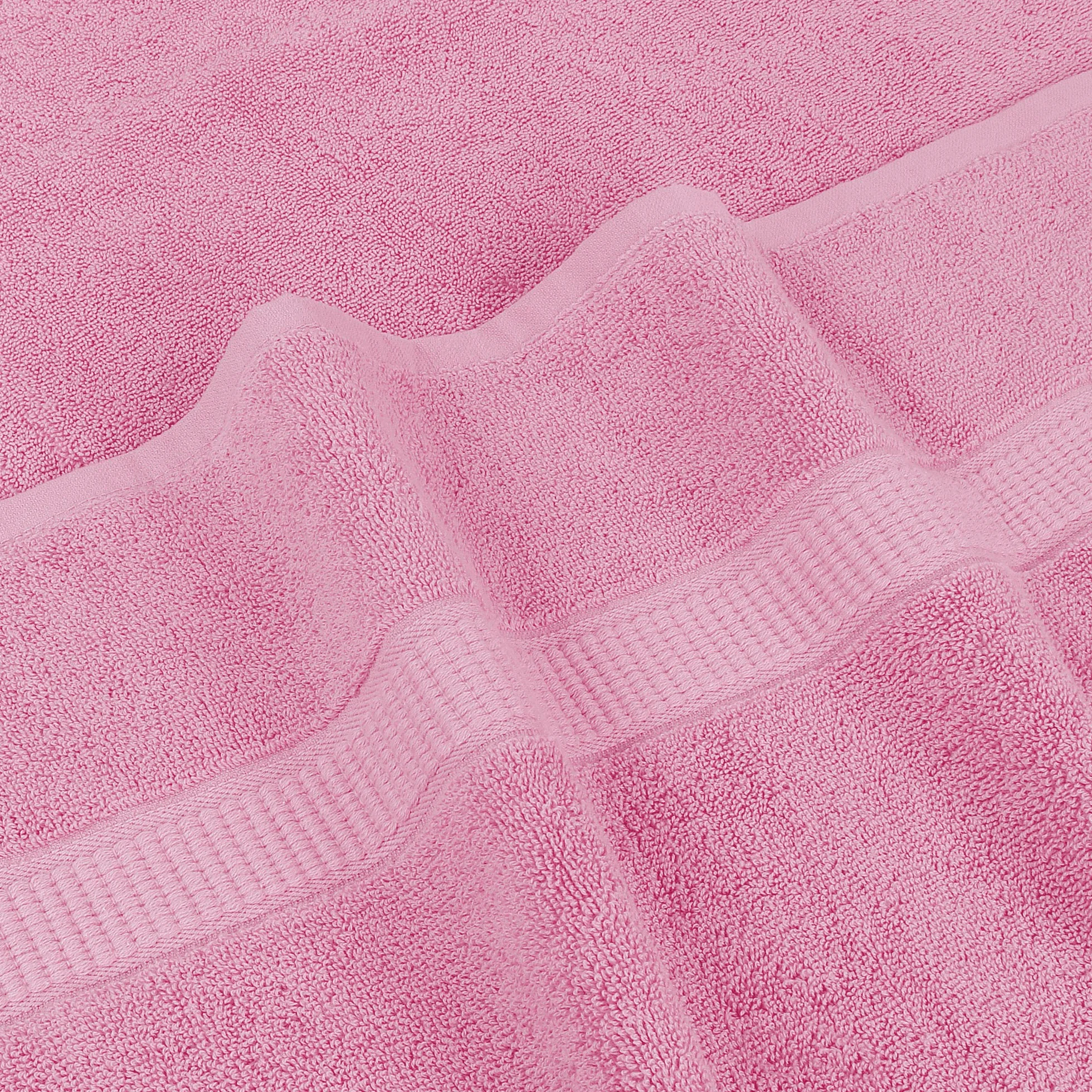 Utopia Towels Ręcznik Kąpielowy 100% Czesana Bawełna 90x180 cm 2 szt. Różowy