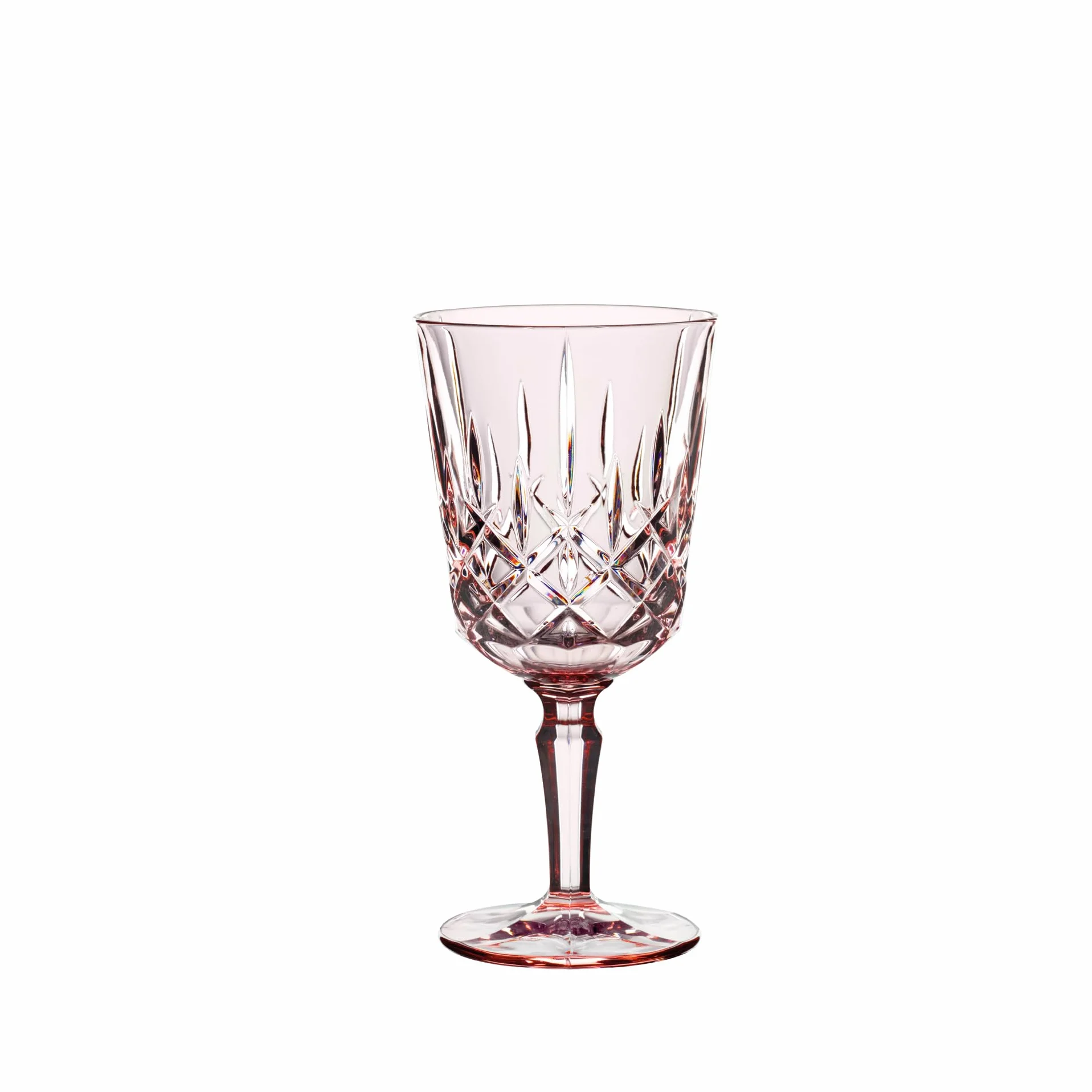Nachtmann Kieliszki do wina, 2-częściowy zestaw, 355 ml, różowe, Noblesse, 105218, kieliszki do koktajli ze szkła kryształowego, kieliszki do wina, nadają się do mycia w zmywarce