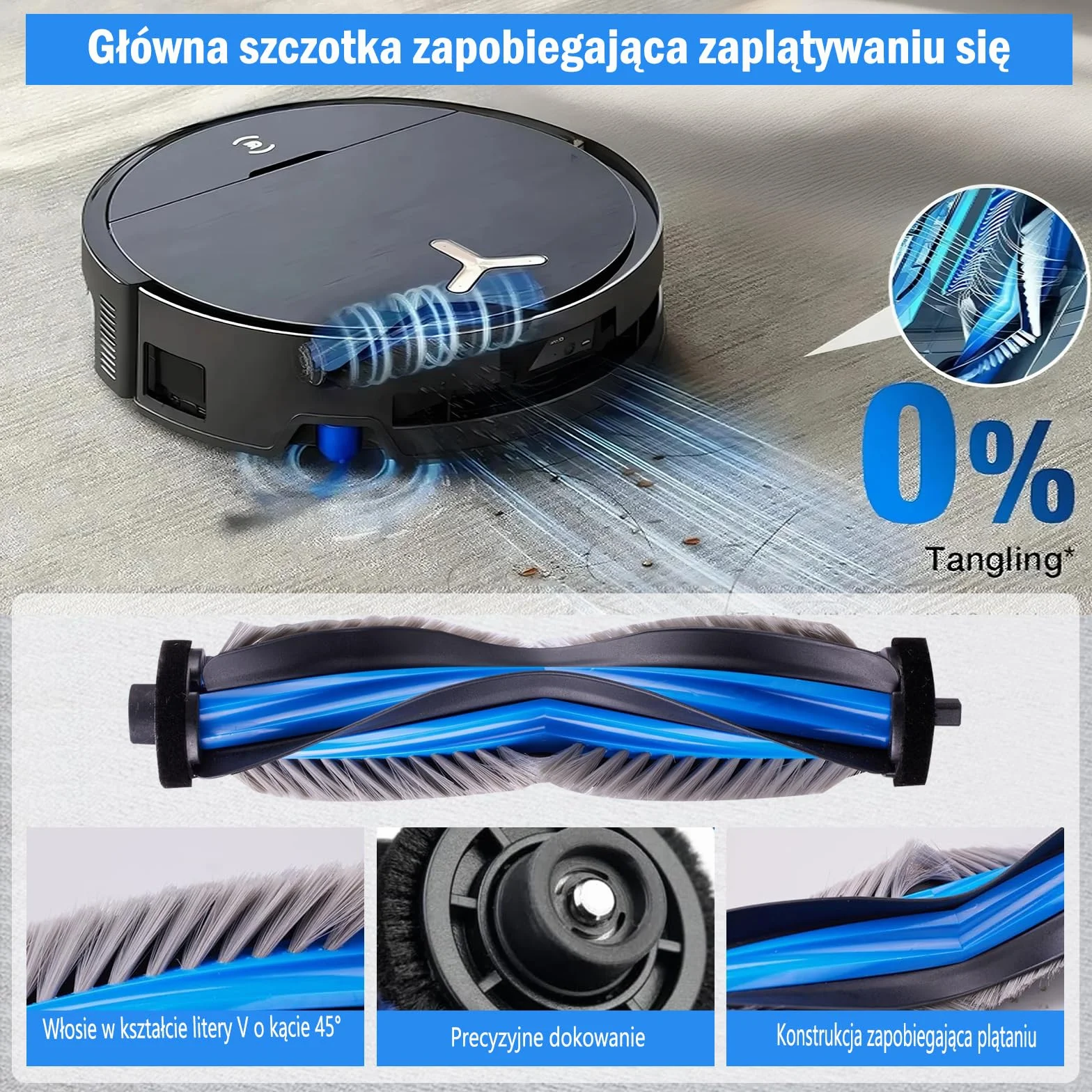 20 sztuk części zamiennych do odkurzacza Ecovacs Deebot T80 Omni, 1 szczotka główna, 2 wałek do mopa, 6 filtry, 6 worki na kurz, 4 szczotek bocznych,1 narzędzie