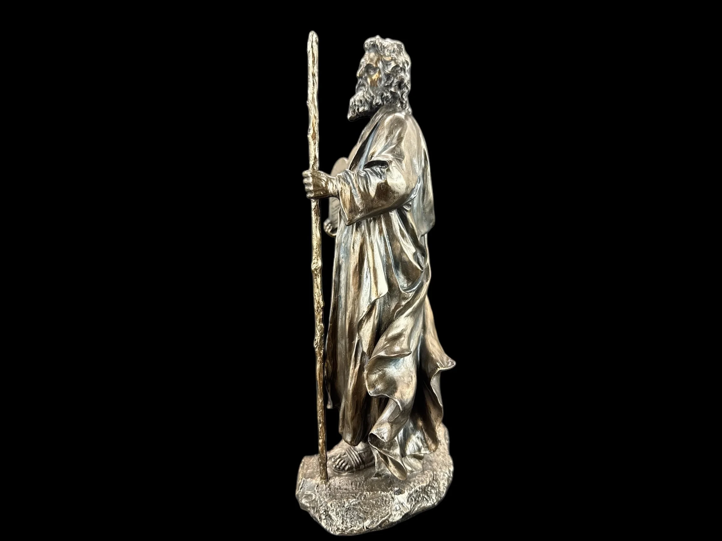 57 SPECIAL REPLICAS Rzeźba dekoracyjna figurka - Mojżesz z tablicą ofert - figurka jako prezent do salonu, dekoracja