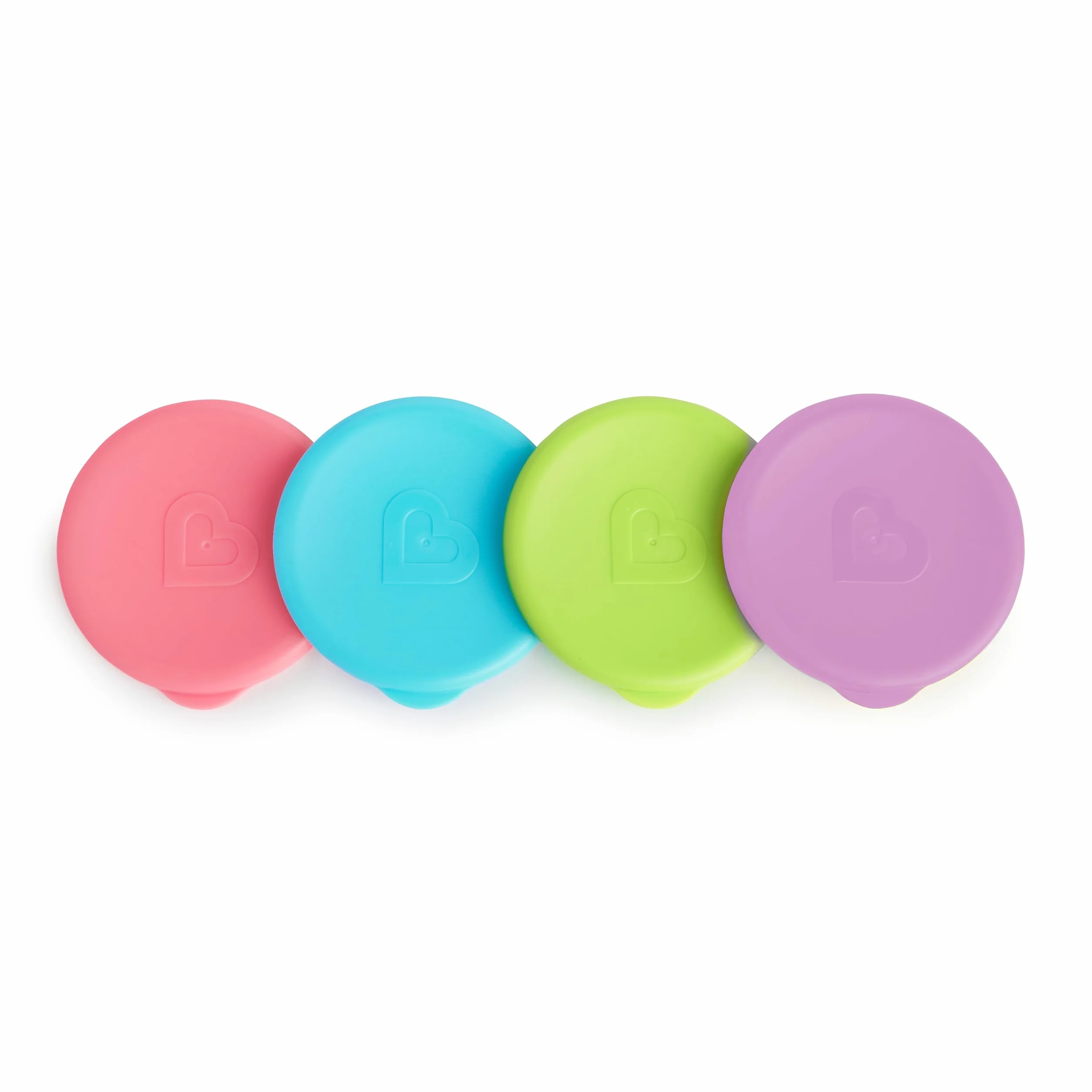 Munchkin Miracle Cup Lids, Fit All Miracle Cup Styles, Multicoloured, Pack of 4