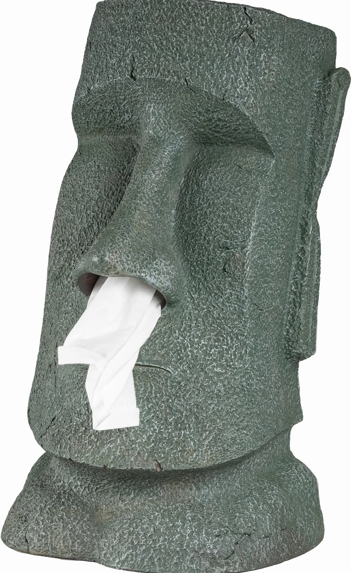 Rotary Hero Moai Pudełko Na Chusteczki Higieniczne Dozownik Chusteczek Higienicznych Tworzywo Sztuczne 31,5 x 18 x 19 cm Szare