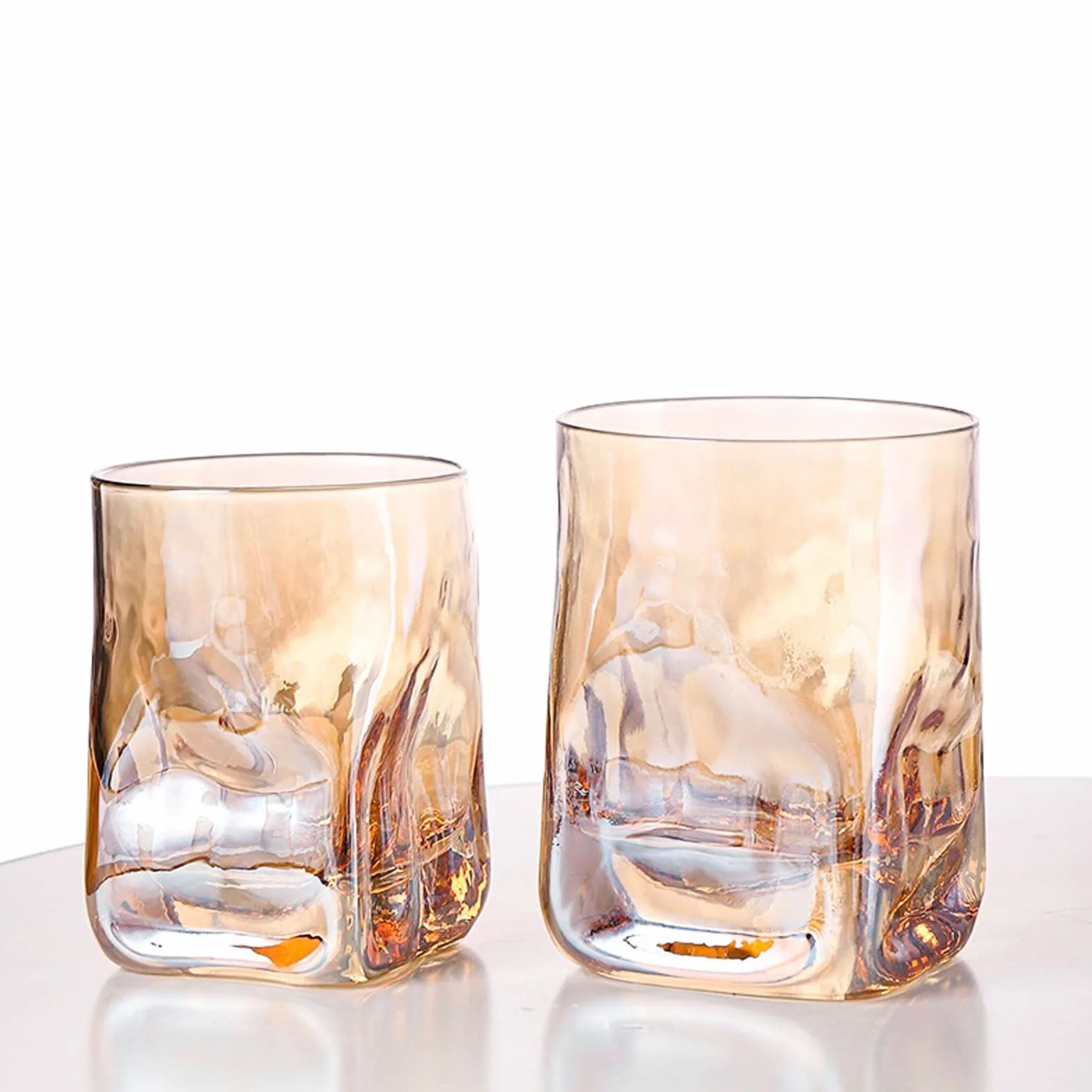 Szklane kubki do kawy kreatywne kwadratowe szklanki do picia szklanka do whisky, szklanka na wodę, kieliszek do soku kieliszek do wina kubek do picia 250 ml/330 ml szklane kubki do kawy
