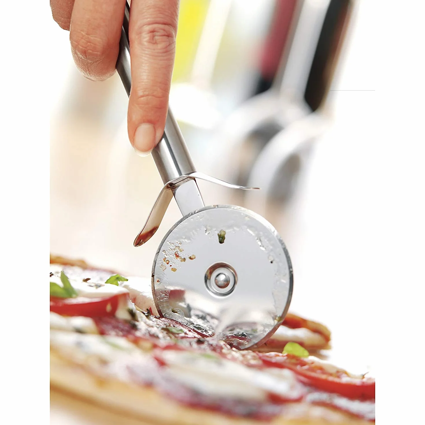 WMF Profi Plus Krajalnica Do Pizzy, Stal Szlachetna, Srebrny
