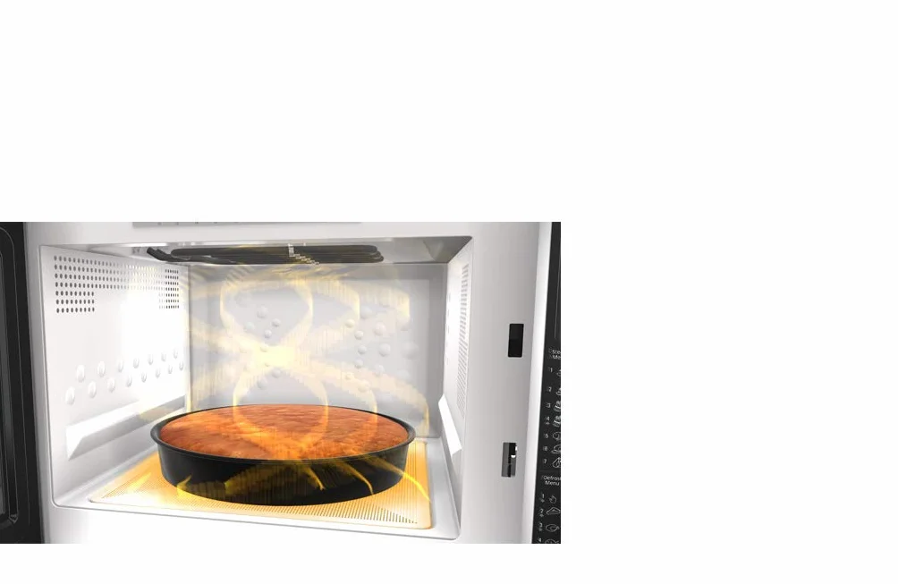 Whirlpool MWF 427 SL kuchenka mikrofalowa Extra Space + grill, pojemność 25 l, kolor srebrny, z steamerem, wysoki grill, płaski ruszt i wysoki ruszt Crisp + uchwyt, 800 + 1000 W