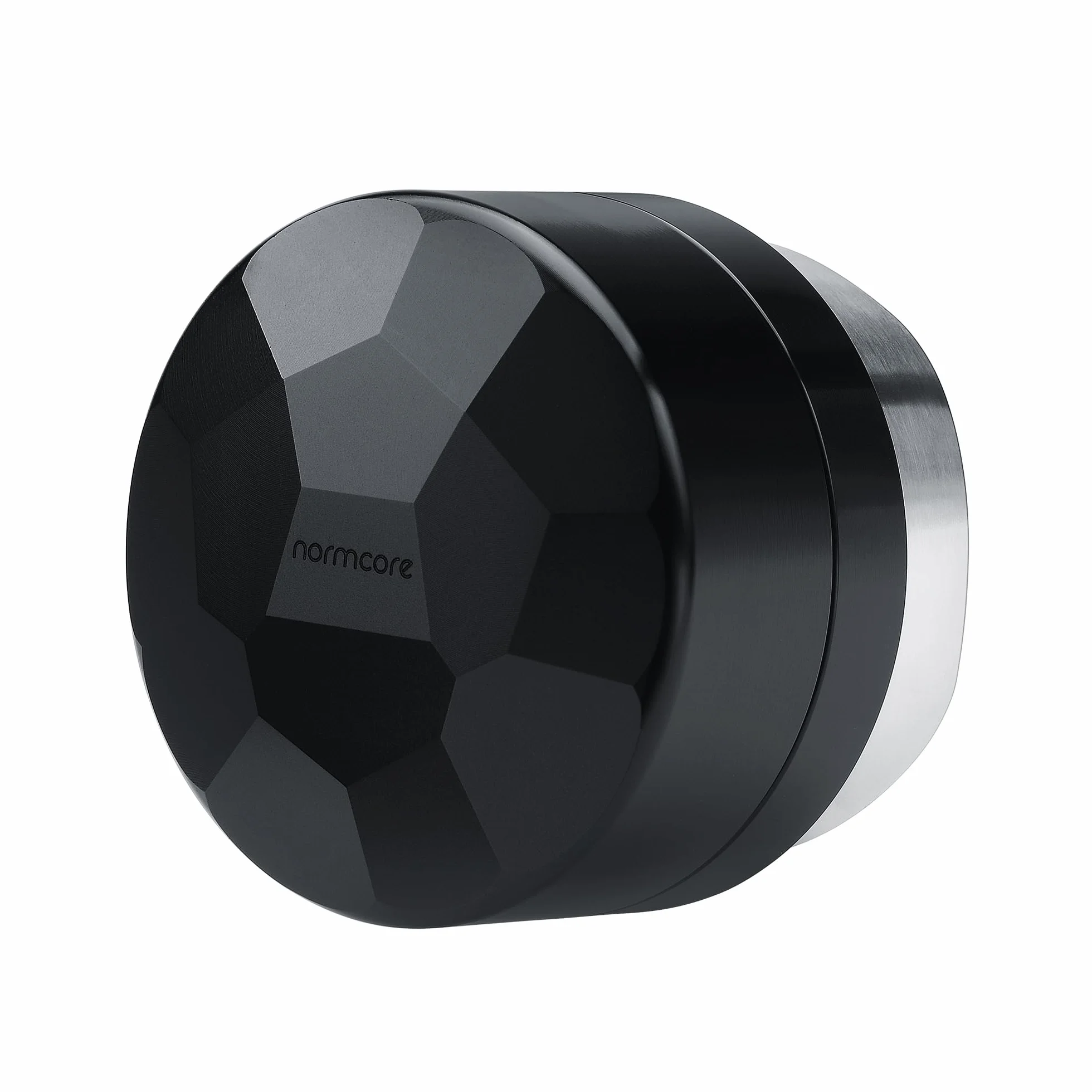 Normcore Grawitacyjny dystrybutor kawy 53,3 mm, kryształowo cięta górna poziomówka do espresso z samopoziomującą podstawą, pasuje do portafiltrów Breville 54 mm, grawitacyjny adaptacyjny dystrybutor