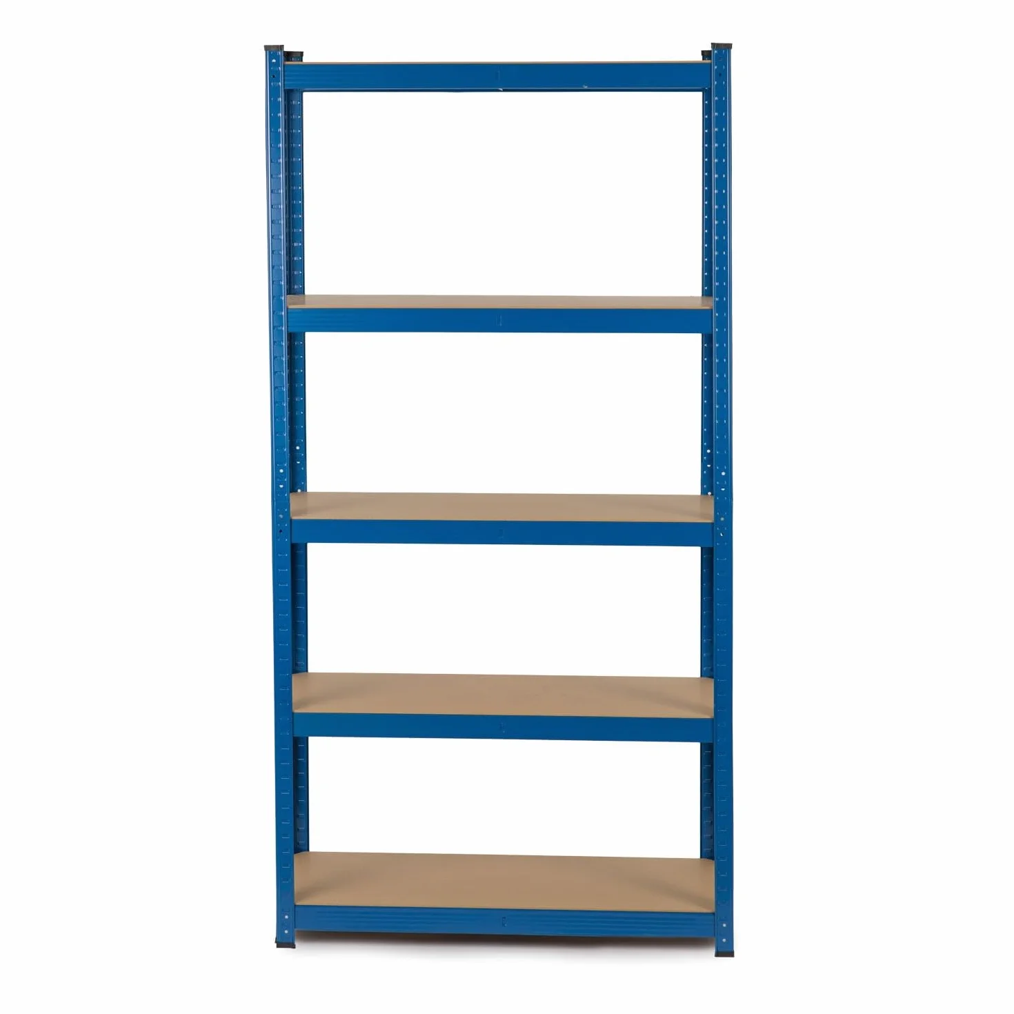 Humberg Półka garażowa metalowa Obciążenie do 875 kg 5 półek 30 x 90 x 180 cm Niebieski
