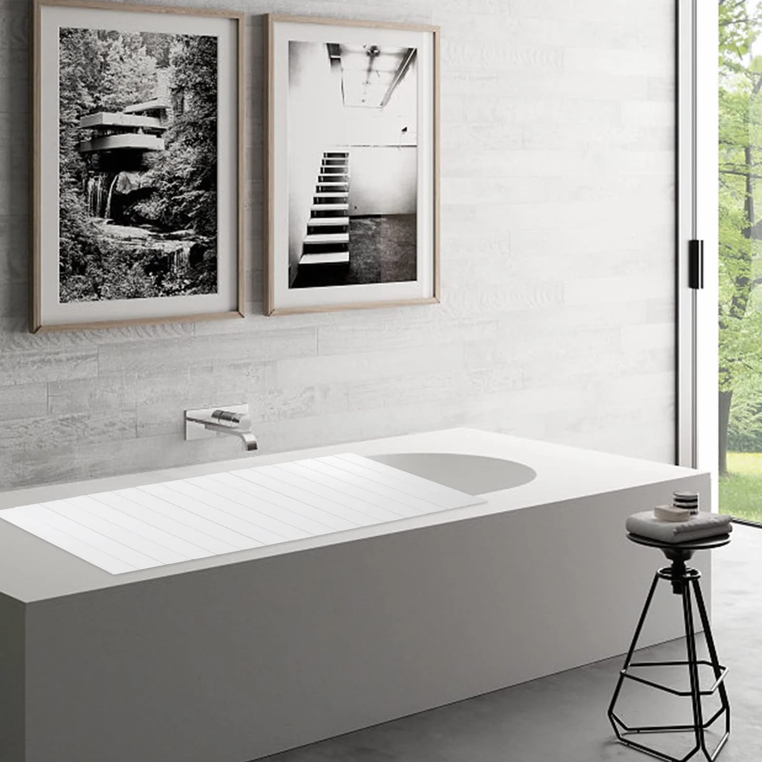 Osłona wanny 170 x 75 cm, składana osłona wanny, izolacja wanny z PCW, wodoszczelna i pyłoszczelna, do wanien domowych