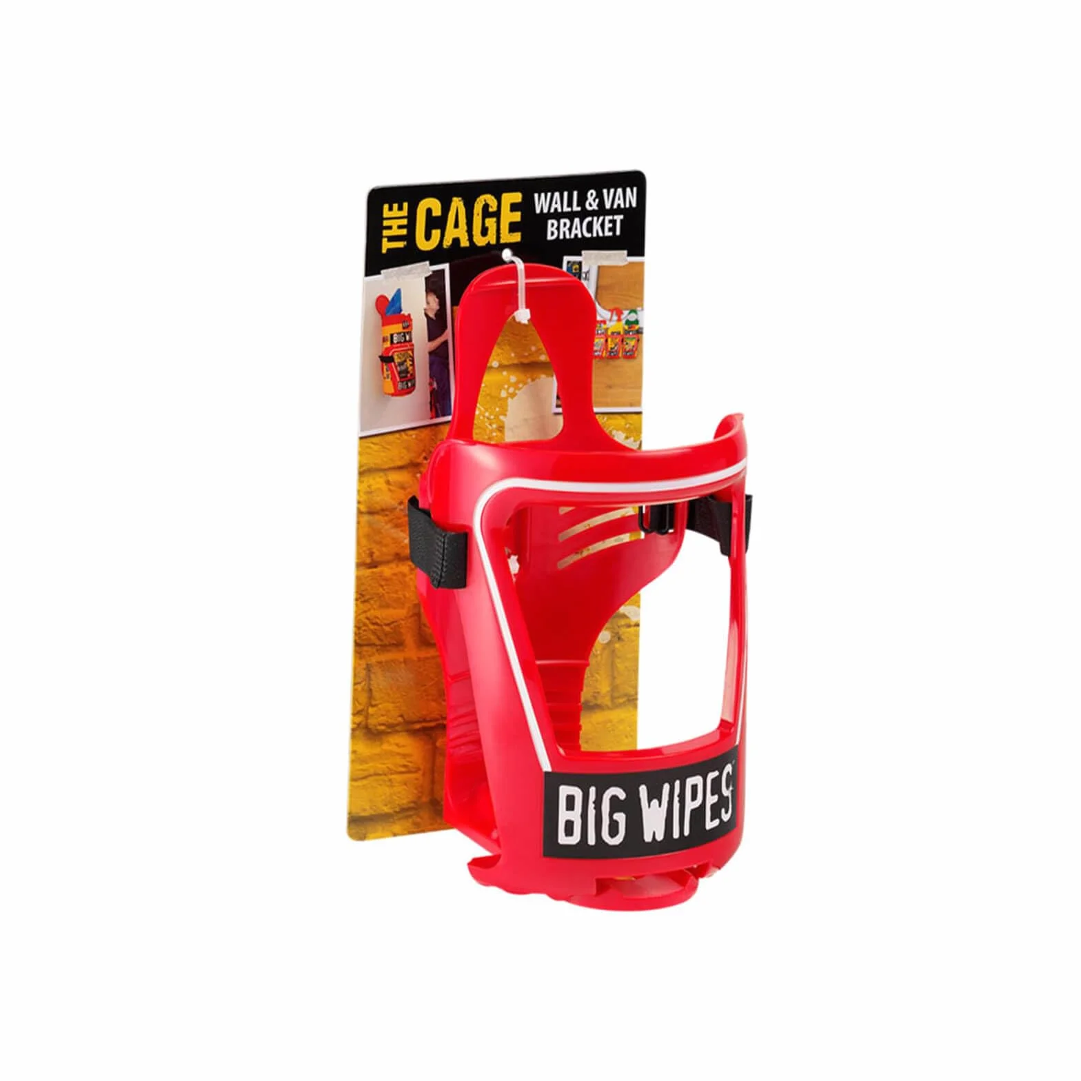Big Wipes Wspornik do furgonetki i ściany, regulowany, montowany na furgonetce i ścianie. Łatwe mocowanie, wytrzymały materiał, system wsporników oszczędzających czas do czyszczenia produktów. Użyj