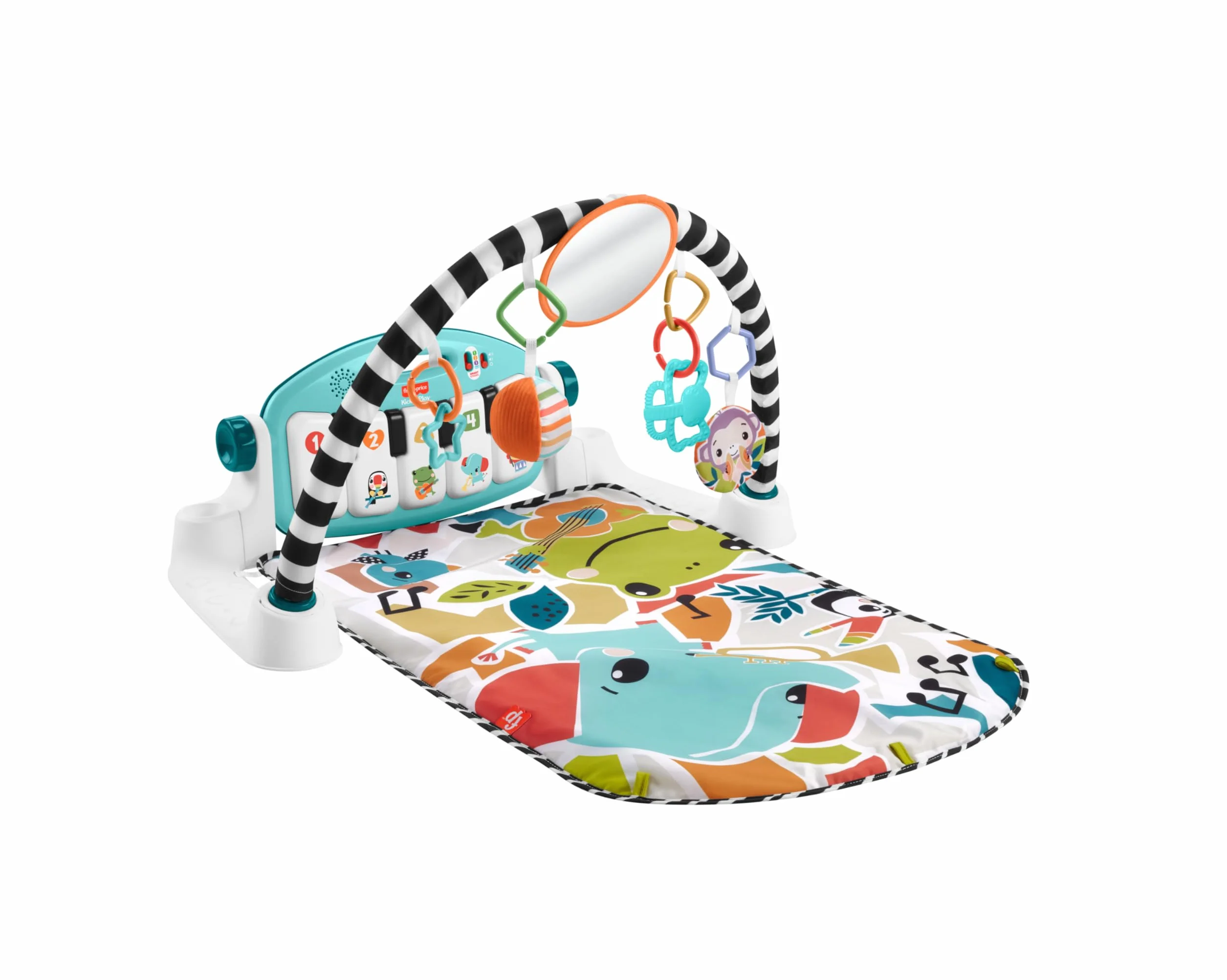 Zabawka marki Fisher Price, model kick & play piano Spieldecke, Spielbogen/Decke