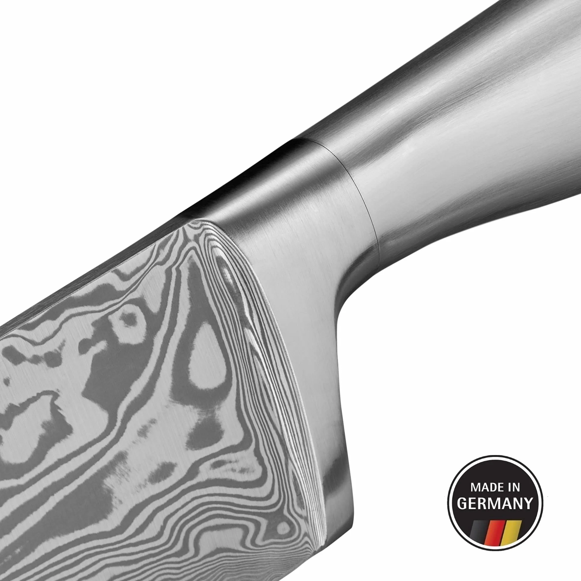 WMF Grand Gourmet nóż ze stali damasceńskiej, nóż uniwersalny 23 cm, 120-warstwowy, Performance Cut, ostrze 11 cm