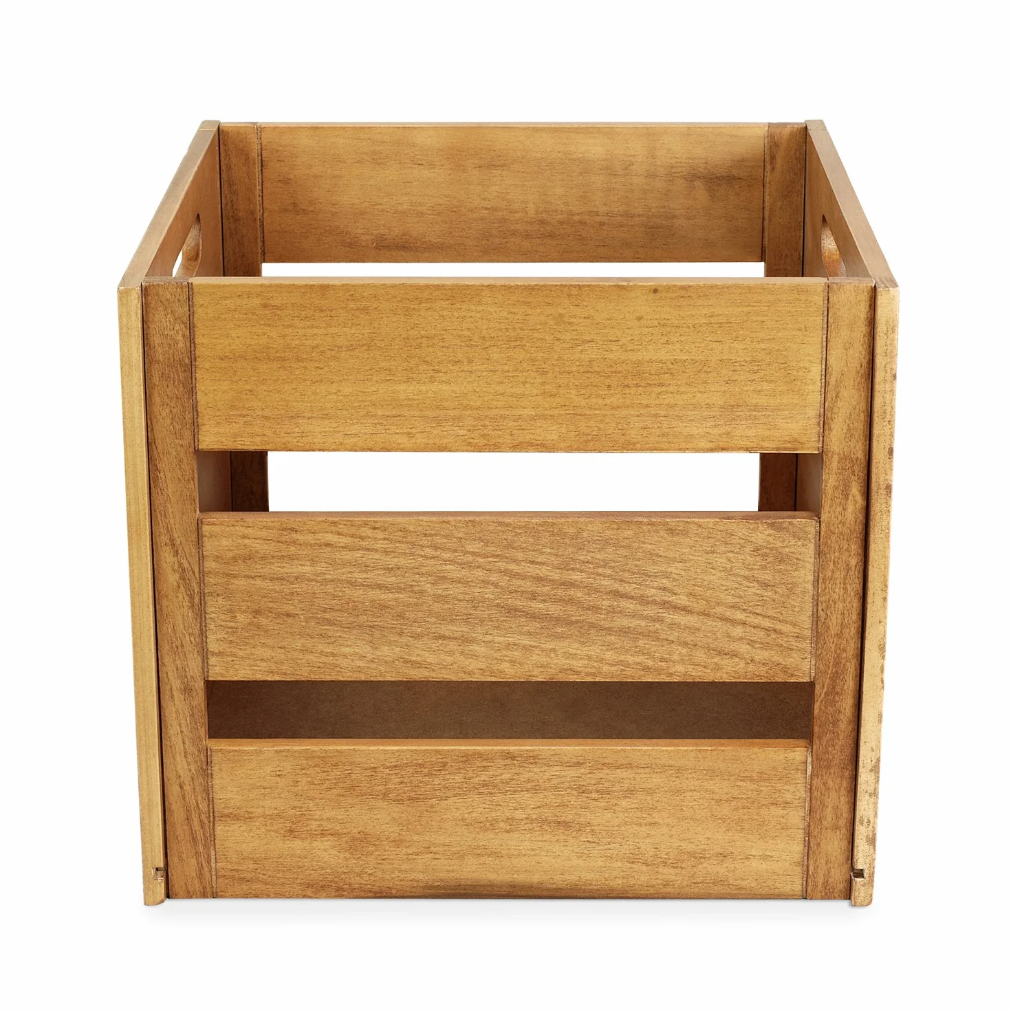 Victrola Drewniana skrzynka na płyty – stojak na album i organizer na wszystkie płyty, mieści ponad 50 winyli, eleganckie wykończenie drewna, łatwy montaż, elegancki design