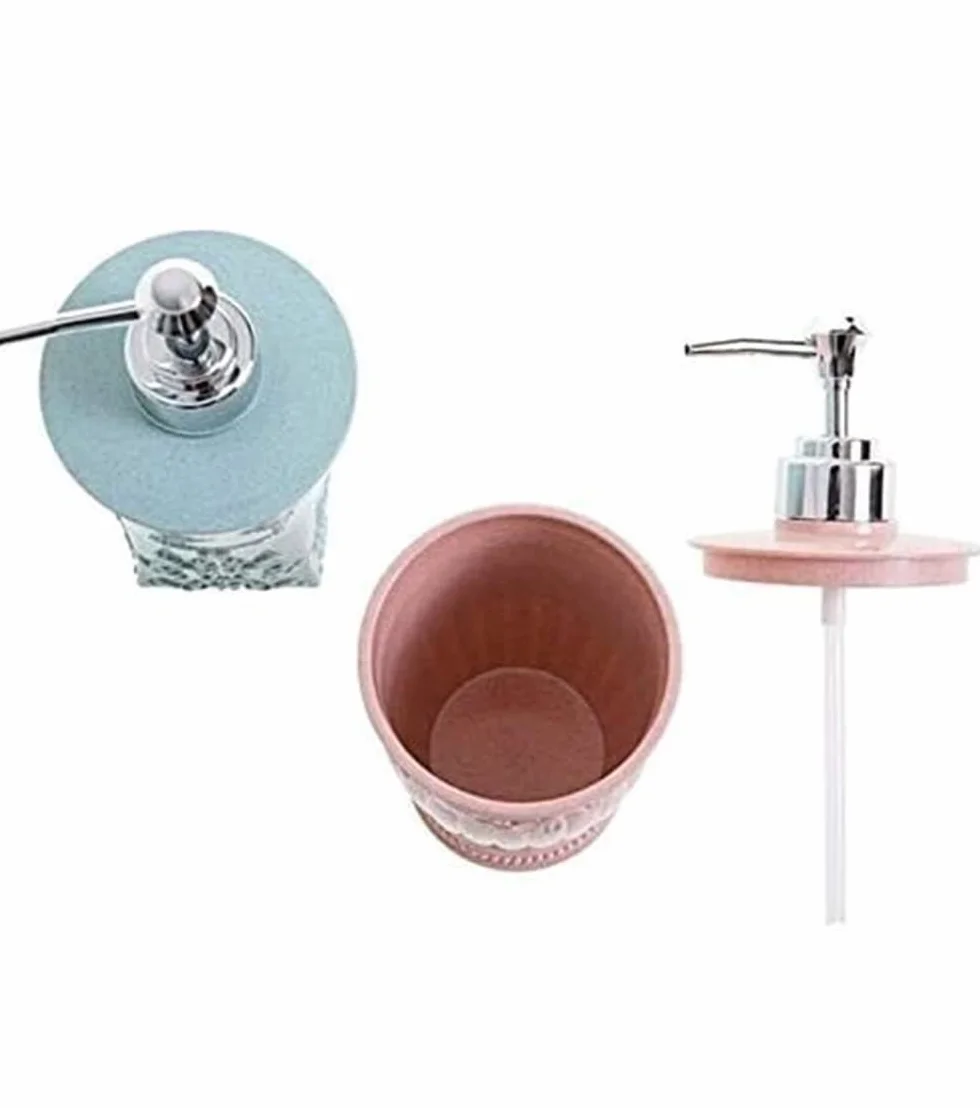 Dozownik do Mydła 13,5 OZ Plastikowa Butelka Z Pompką Do Mydła Wielokrotnego Napełniania Do Mydła W Płynie, Szamponu, Zlewozmywaka Do Mycia Ciała Dozownik Mydła Dozownik Balsamu (Color : Pink, Size