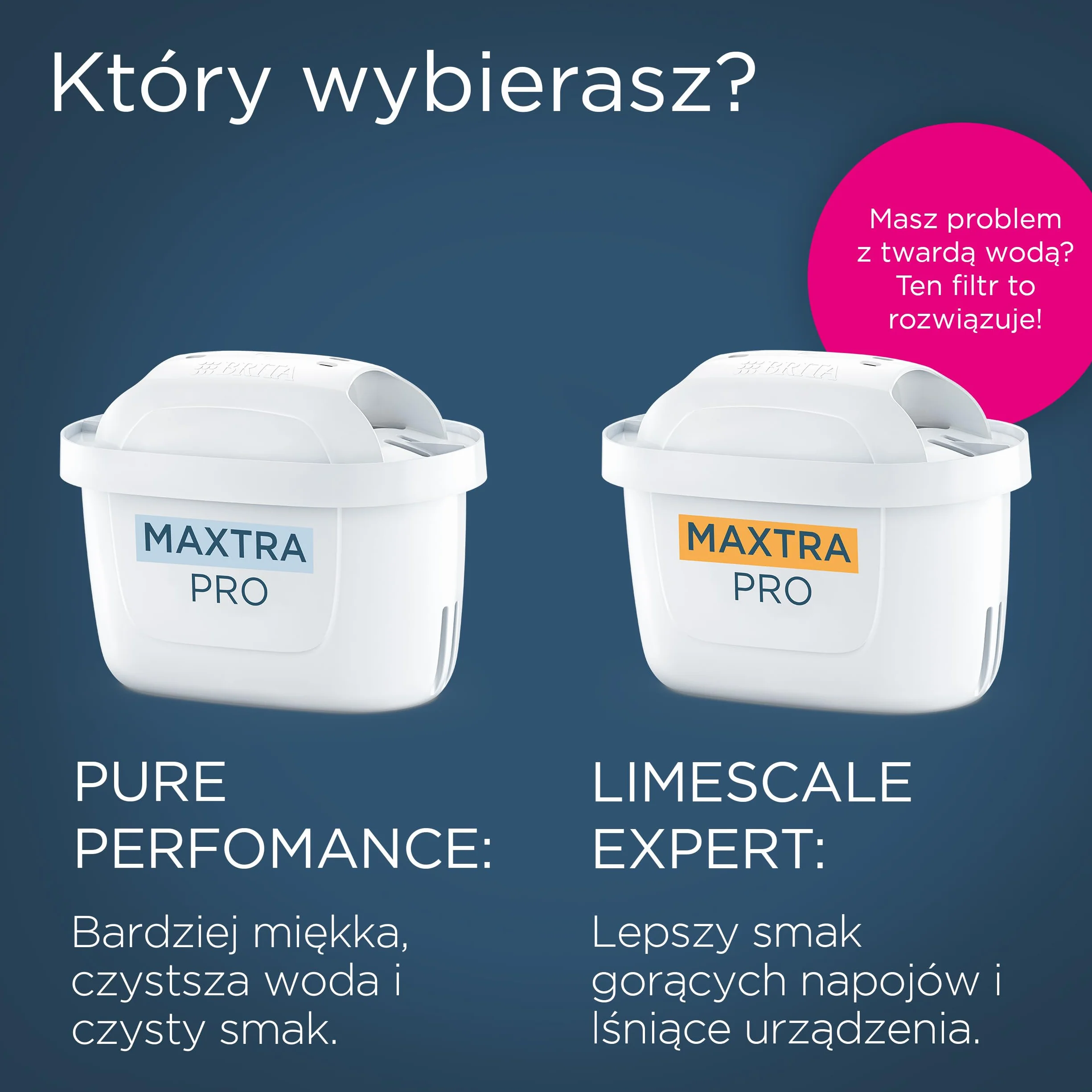 BRITA Wkład filtrujący MAXTRA PRO Pure Performance do wody – opakowanie 6 szt. – oryginalny wkład BRITA poprawiający smak wody kranowej, redukujący zanieczyszczenia, chlor, PFAS, pestycydy i kamień