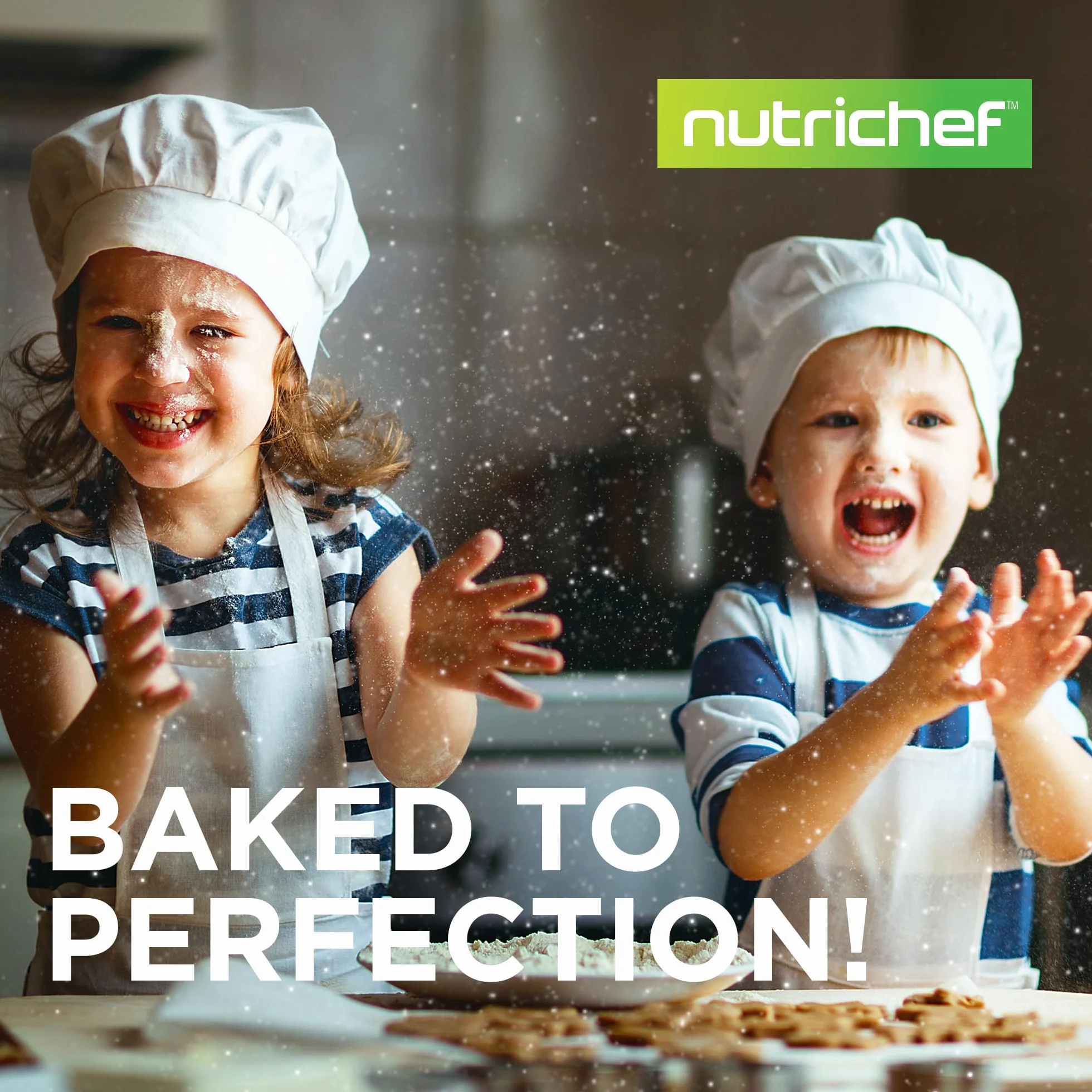 NutriChef Zestaw blach do pieczenia – blachy do pieczenia w piekarniku, 3-częściowe nieprzywierające tace do piekarnika, luksusowa i stylowa, wysoka jakość – matowe naczynia do pieczenia, czarne z