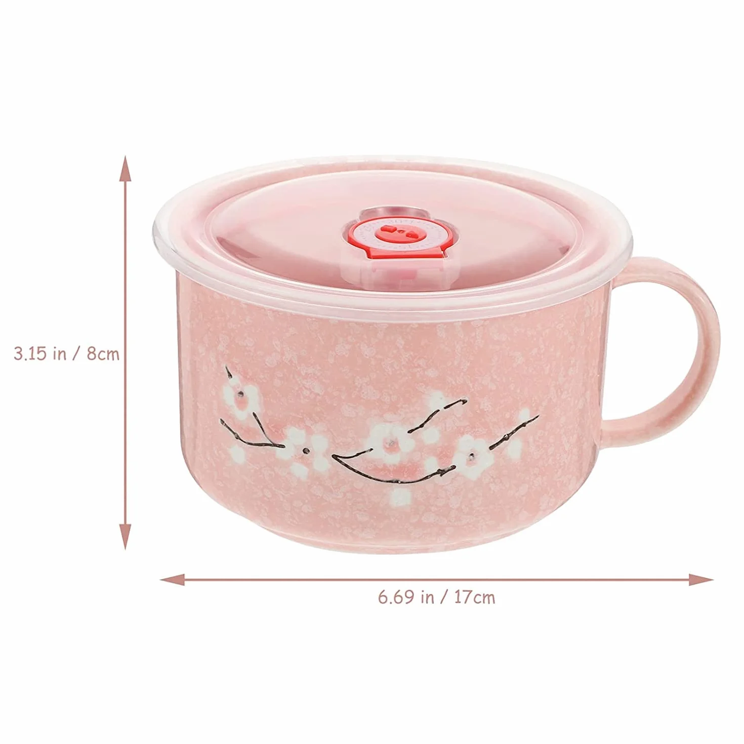 Uchwyt do kubka do zupy, miska do zupy, eleganckie ceramiczne miski do zupy z łyżką, 26 uncji, duża ręcznie malowana miska do zupy cebulowej z uchwytem, ​​śniadanie, owsianka, sałatka, płatk