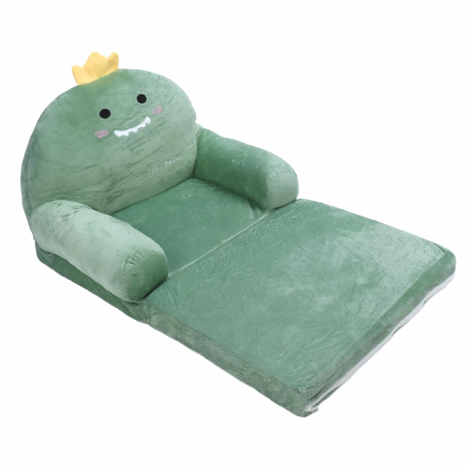 Sofa dla Malucha, Rozkładana Kanapa dla Dzieci, Rozkładany Leżak 2 w 1, Kanapa do Spania z Kreskówek dla Dzieci, Rozkładana Sofa, Miękkie Pluszowe Meble Dziecięce do Pokoju Zabaw