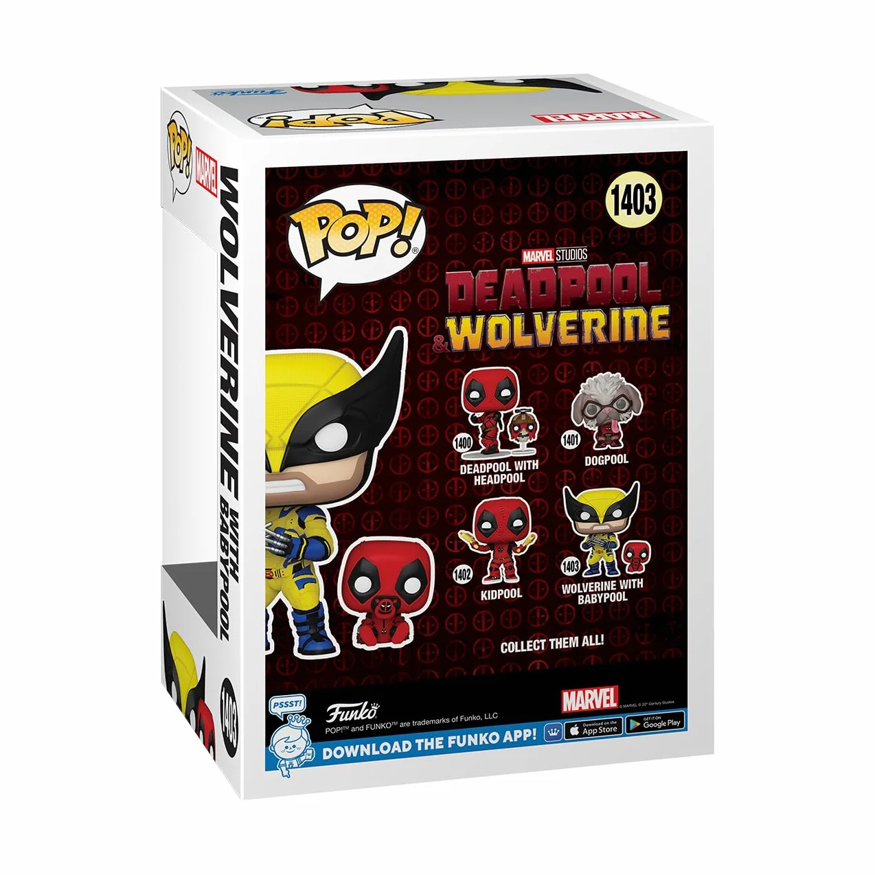 Funko POP & Buddy: Deadpool & Wolverine - Wolverine z Babypoolem - kolekcjonerska figurka winylowa - pomysł na prezent - oficjalny towar - zabawki dla dzieci i dorosłych - fani filmów