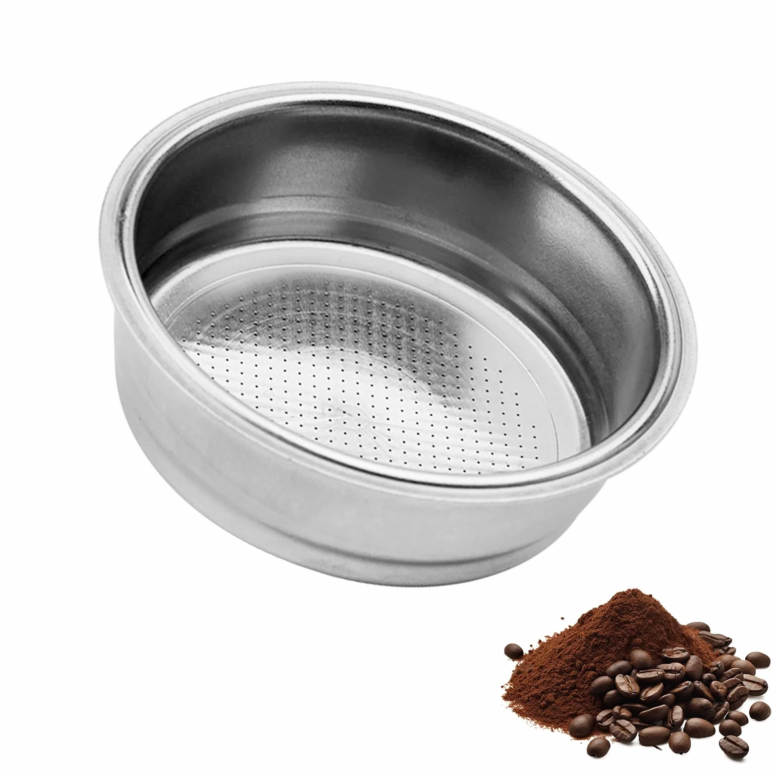 Sitko do kawy 51 mm, stali nierdzewnej, espresso, Delonghi, kosz filtrujący, 8-10 g