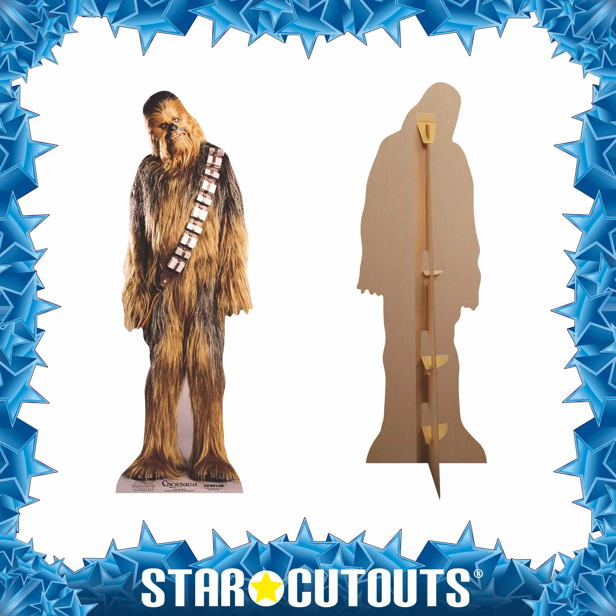 Star Cutouts Ltd SC500 Disney Chewbacca, oficjalne wycięcie kartonowe Star Wars