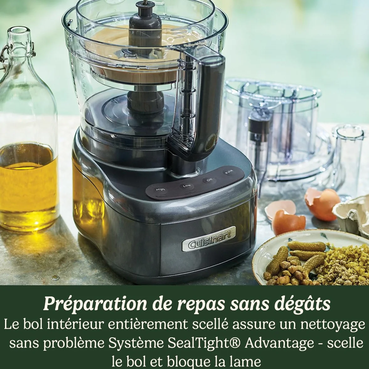 Cuisinart Expert Prep Pro robot kuchenny, mikser żywnościowy, z bogatym wyposażeniem, FP1300BE, Midnight Blue