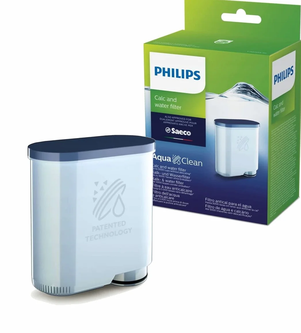 Philips Zestaw do kompleksowej pielęgnacji ekspresów do kawy AquaClean (zawiera filtr do wody CA6903), odkamieniacz 250 ml, smar HD5061, tabletki odtłuszczające do kawy CA6704/10 (6 sztuk), szczotka